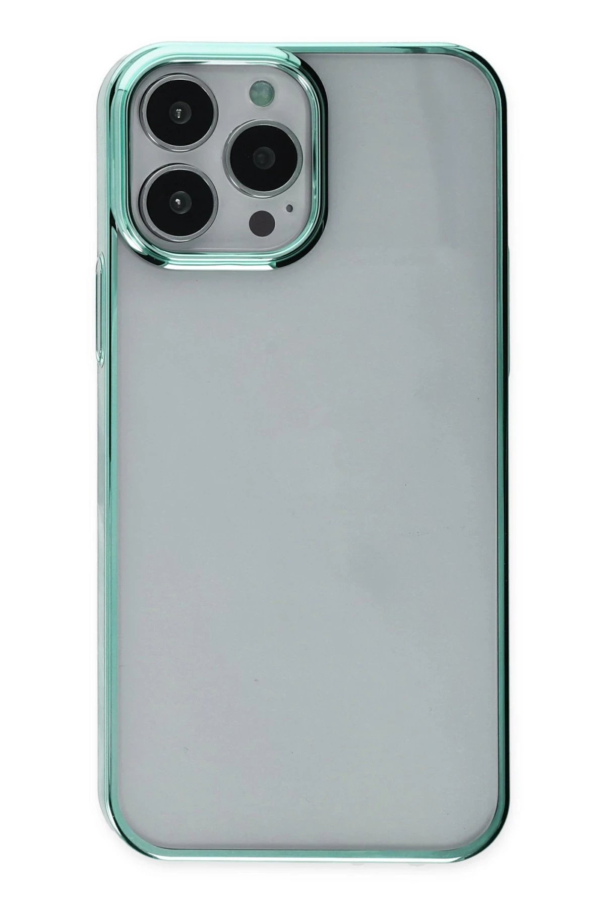 iPhone 14 Pro Max Kılıf Element Silikon - Yeşil-(5796)