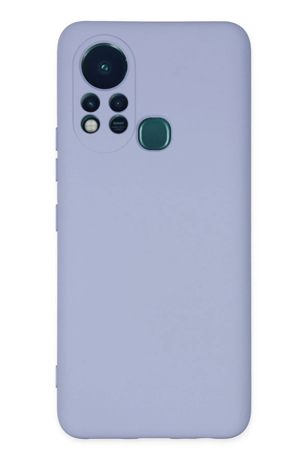 İnfinix Hot 11s Kılıf Nano içi Kadife Silikon - Lila-(5796)