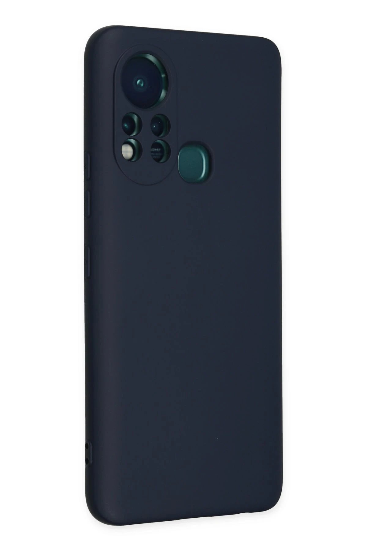 İnfinix Hot 11s Kılıf Nano içi Kadife Silikon - Lacivert-(5796)