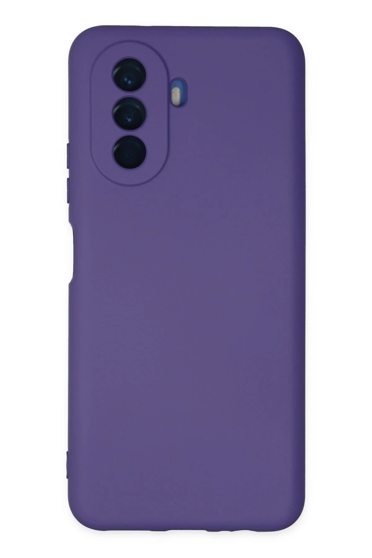 Huawei Nova Y70 Kılıf Nano içi Kadife Silikon - Mor-(5796)