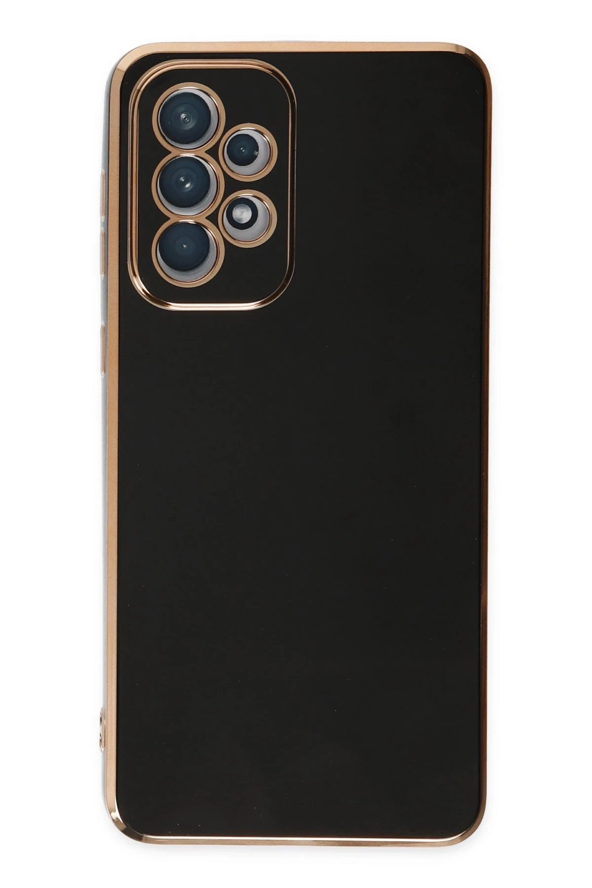 Samsung Galaxy A73 5G Kılıf Volet Silikon - Siyah-(5796)