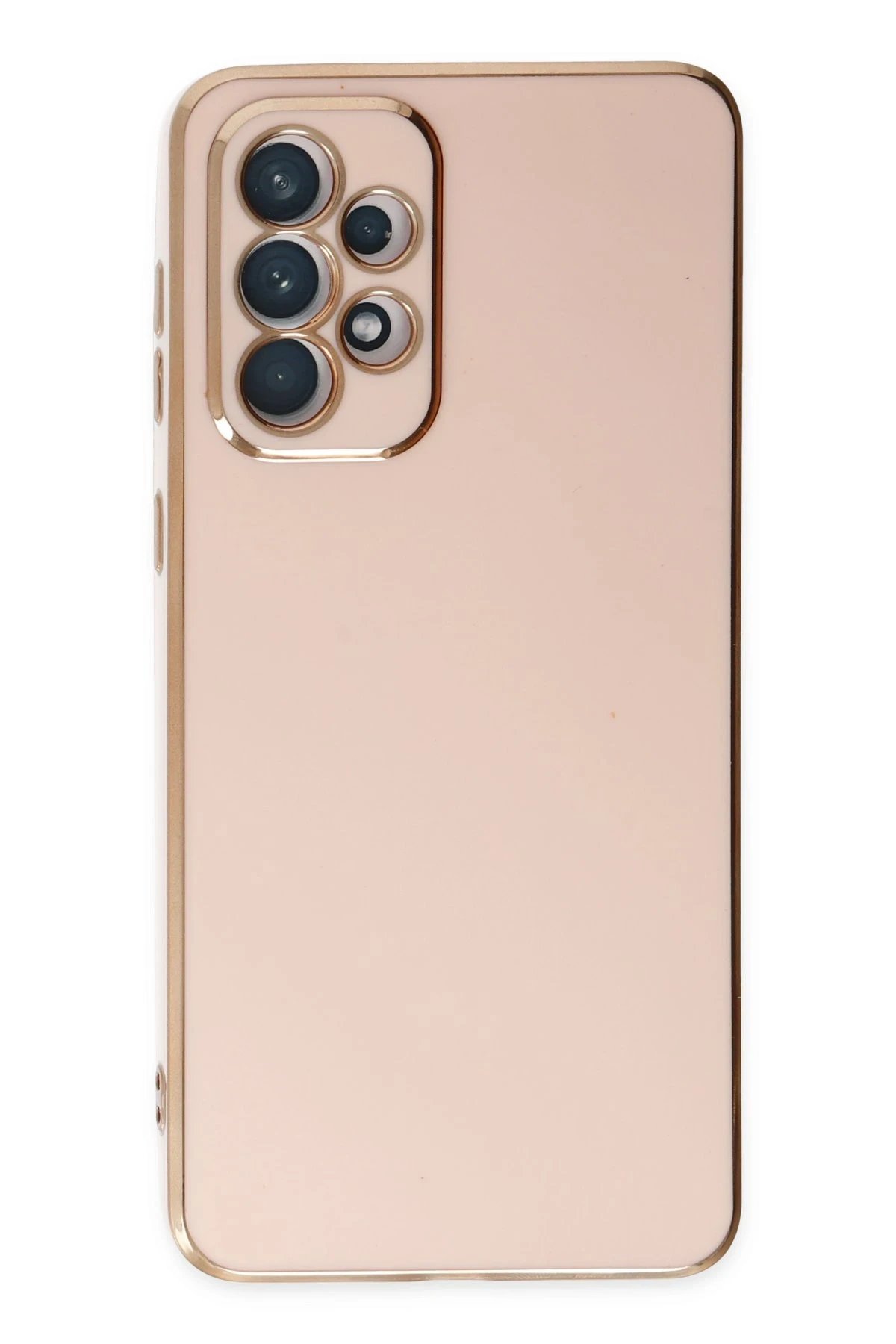 Samsung Galaxy A73 5G Kılıf Volet Silikon - Pembe-(5796)