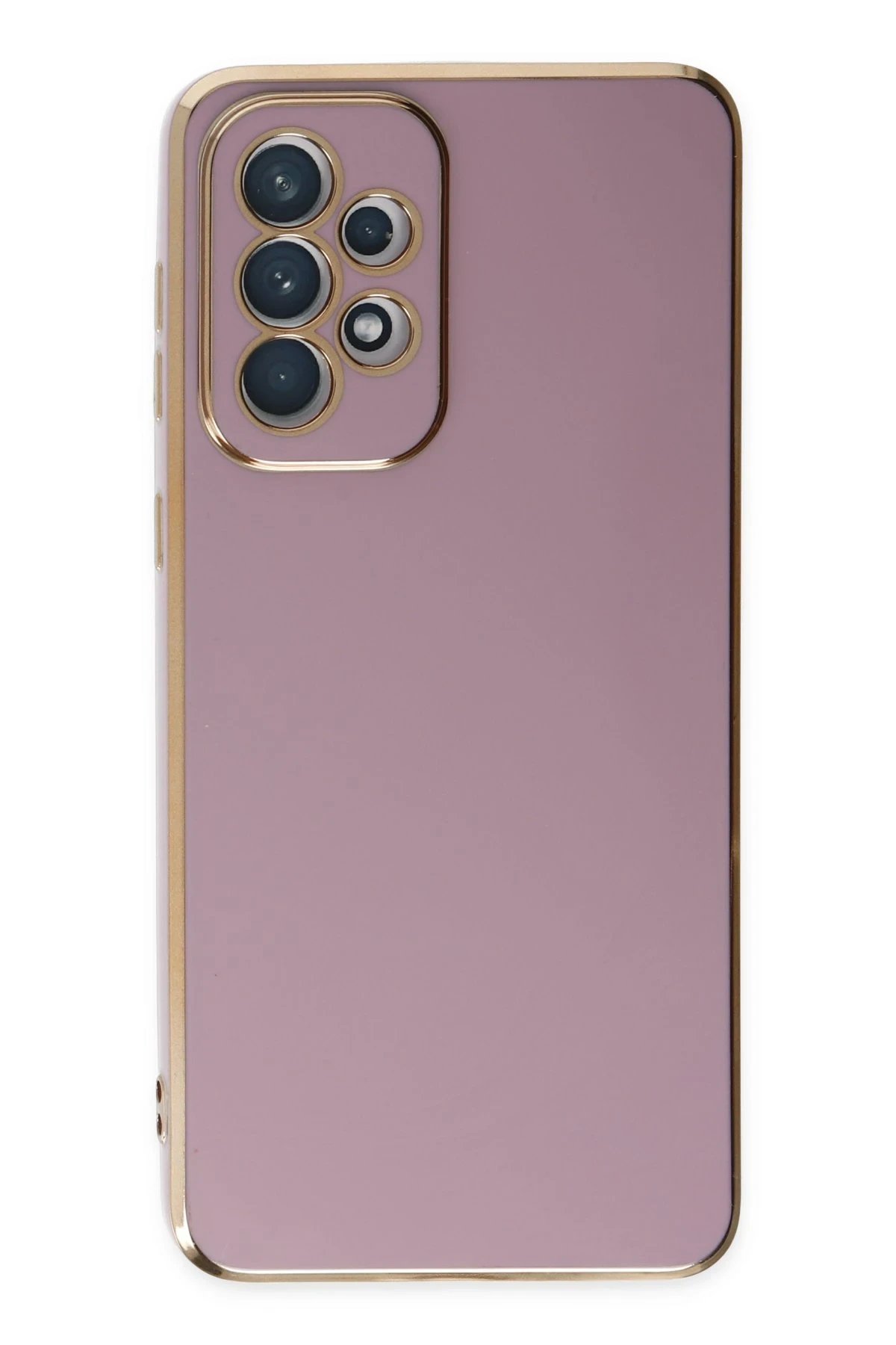 Samsung Galaxy A73 5G Kılıf Volet Silikon - Mor-(5796)