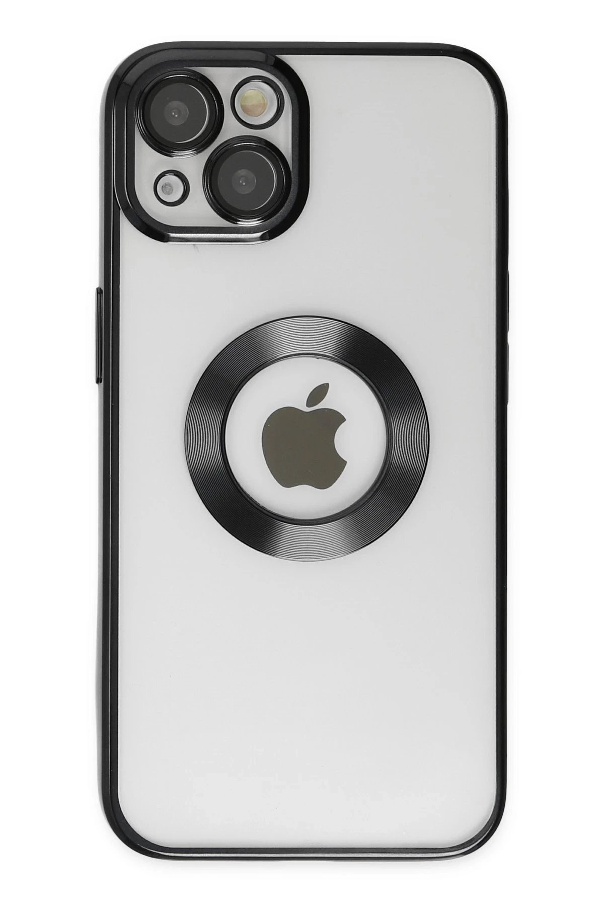 iPhone 14 Kılıf Slot Silikon - Siyah-(5796)
