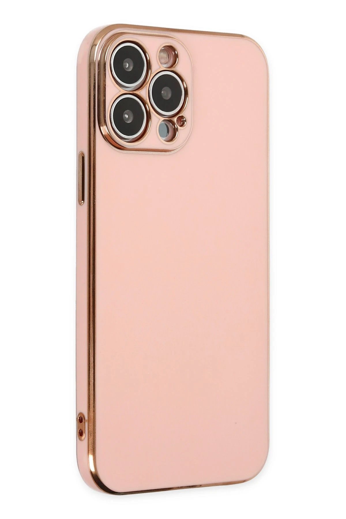 iPhone 14 Pro Kılıf Volet Silikon - Pembe-(5796)