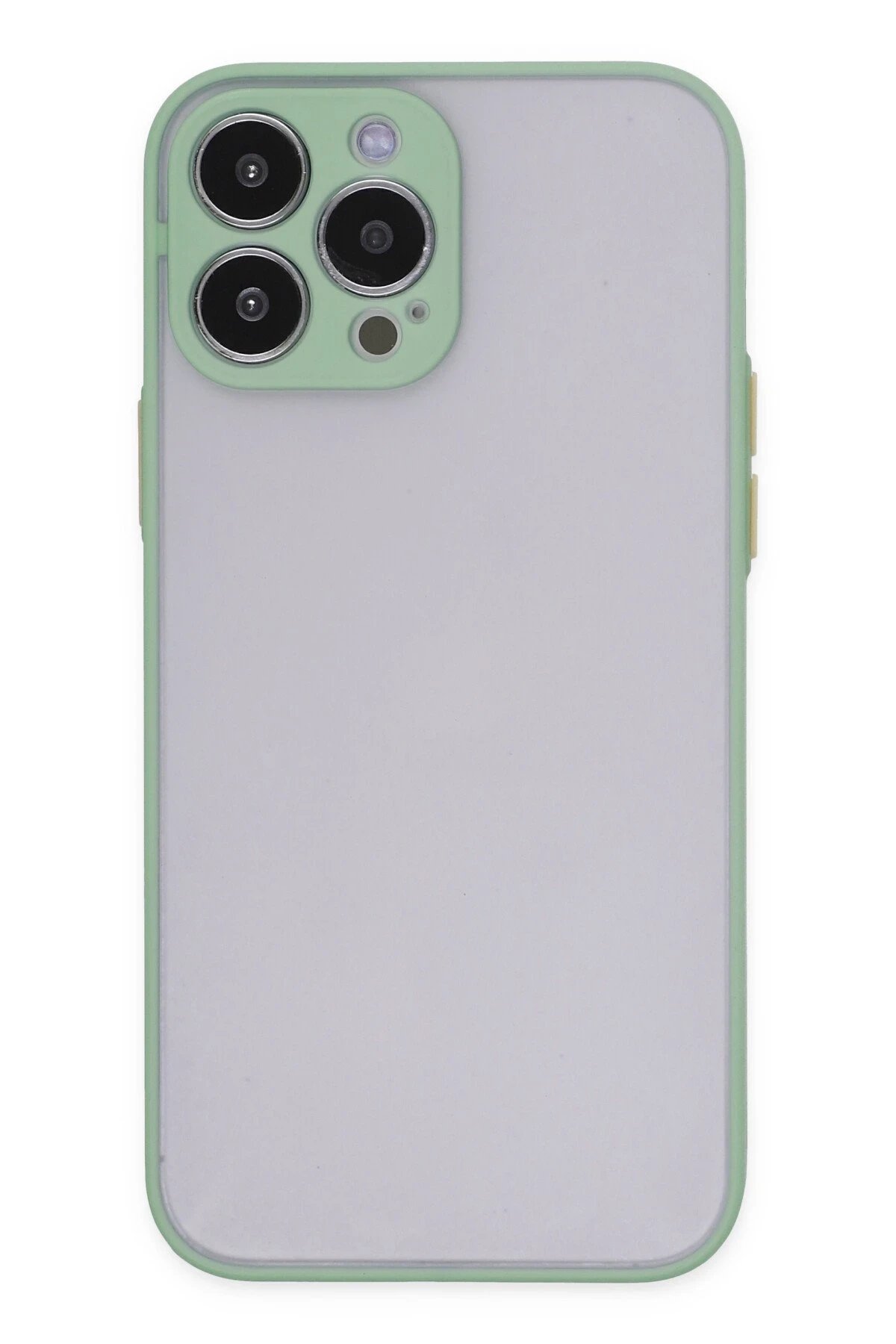 iPhone 14 Pro Max Kılıf Montreal Silikon Kapak - Turkuaz-(5796)