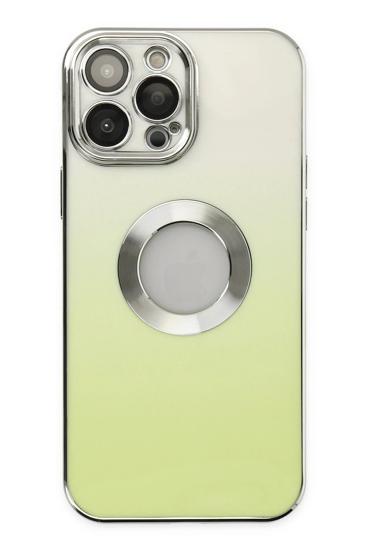 iPhone 14 Pro Kılıf Best Silikon - Yeşil-(5796)
