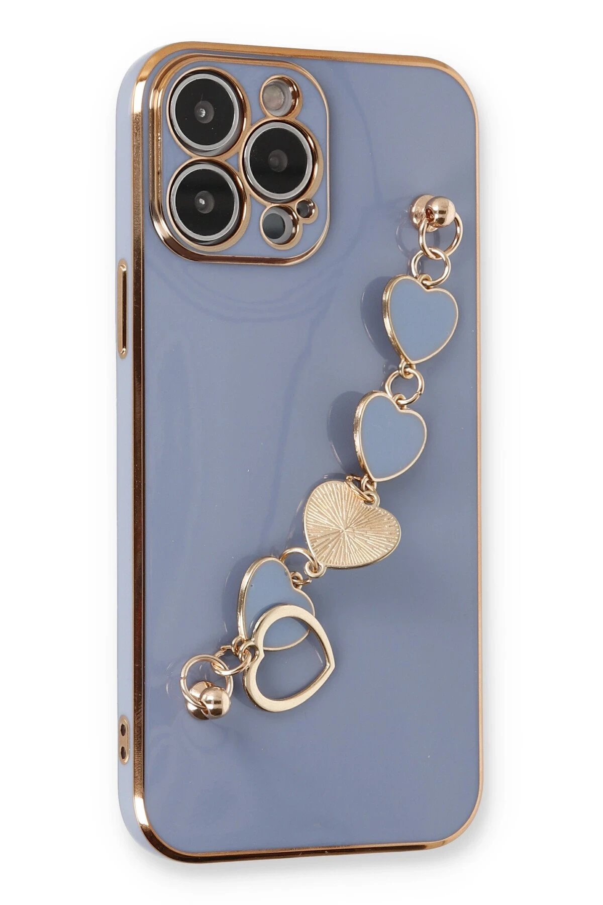 iPhone 14 Pro Kılıf Esila Silikon - Gri-(5796)
