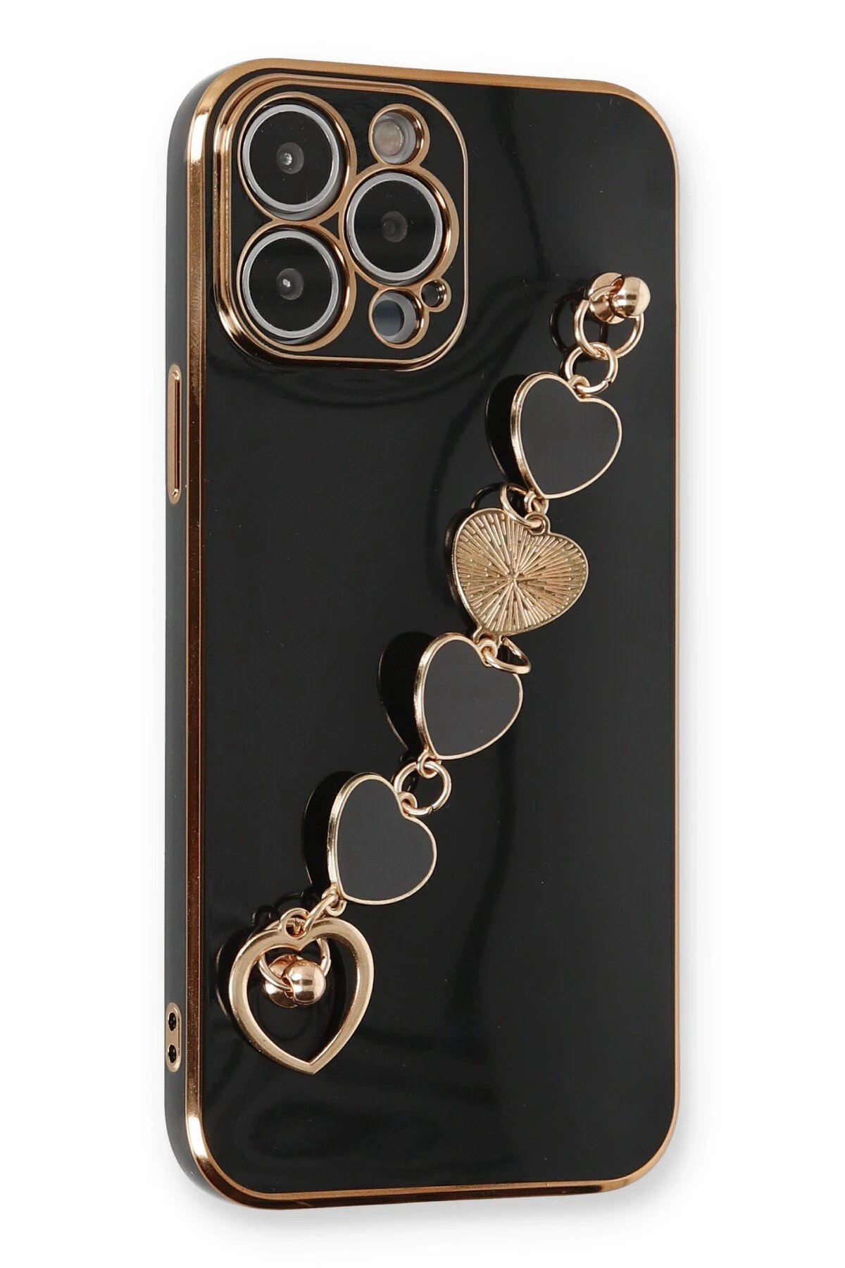 iPhone 14 Pro Max Kılıf Esila Silikon - Siyah-(5796)