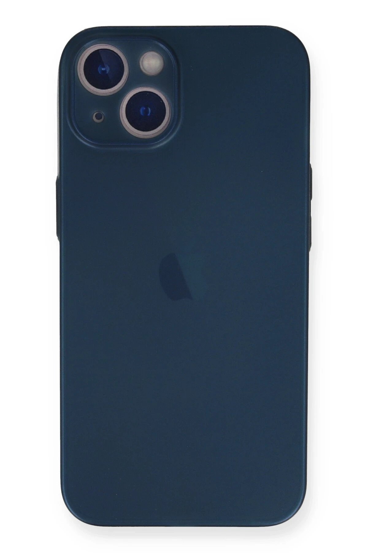 iPhone 14 Plus Kılıf PP Ultra İnce Kapak - Mavi-(5796)
