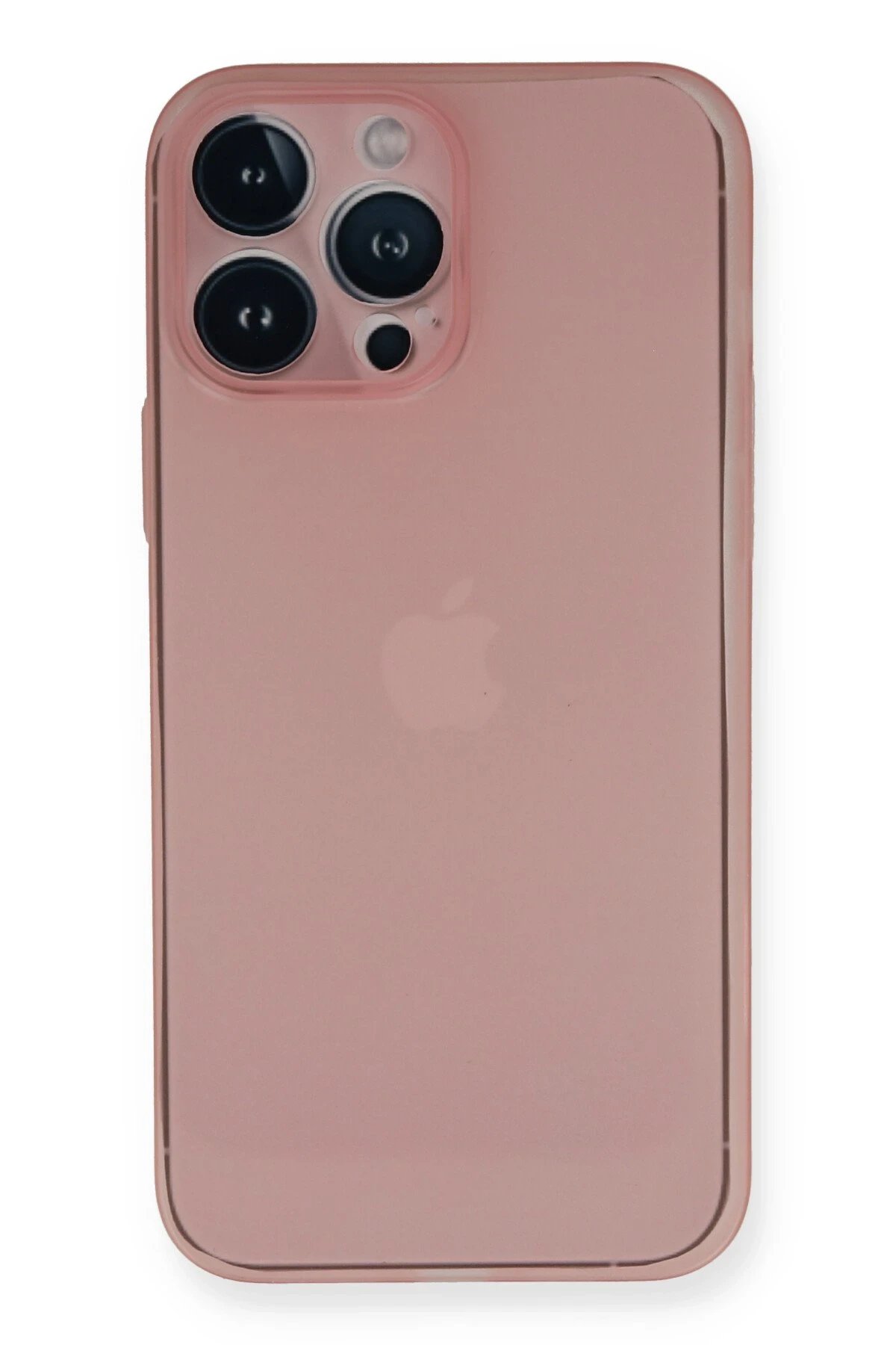 iPhone 14 Pro Max Kılıf PP Ultra İnce Kapak - Pembe-(5796)
