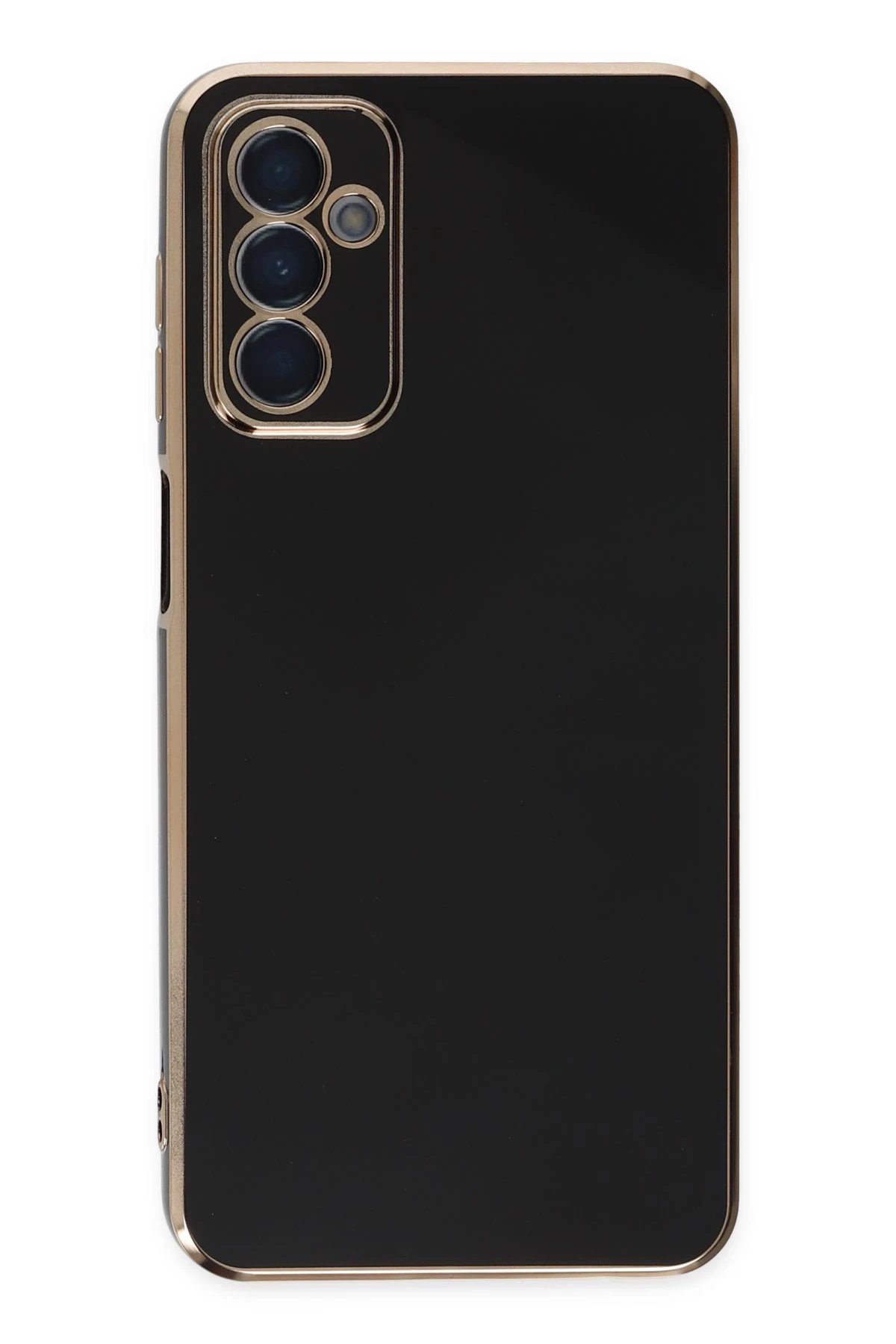 Samsung Galaxy M23 Kılıf Volet Silikon - Siyah-(5796)