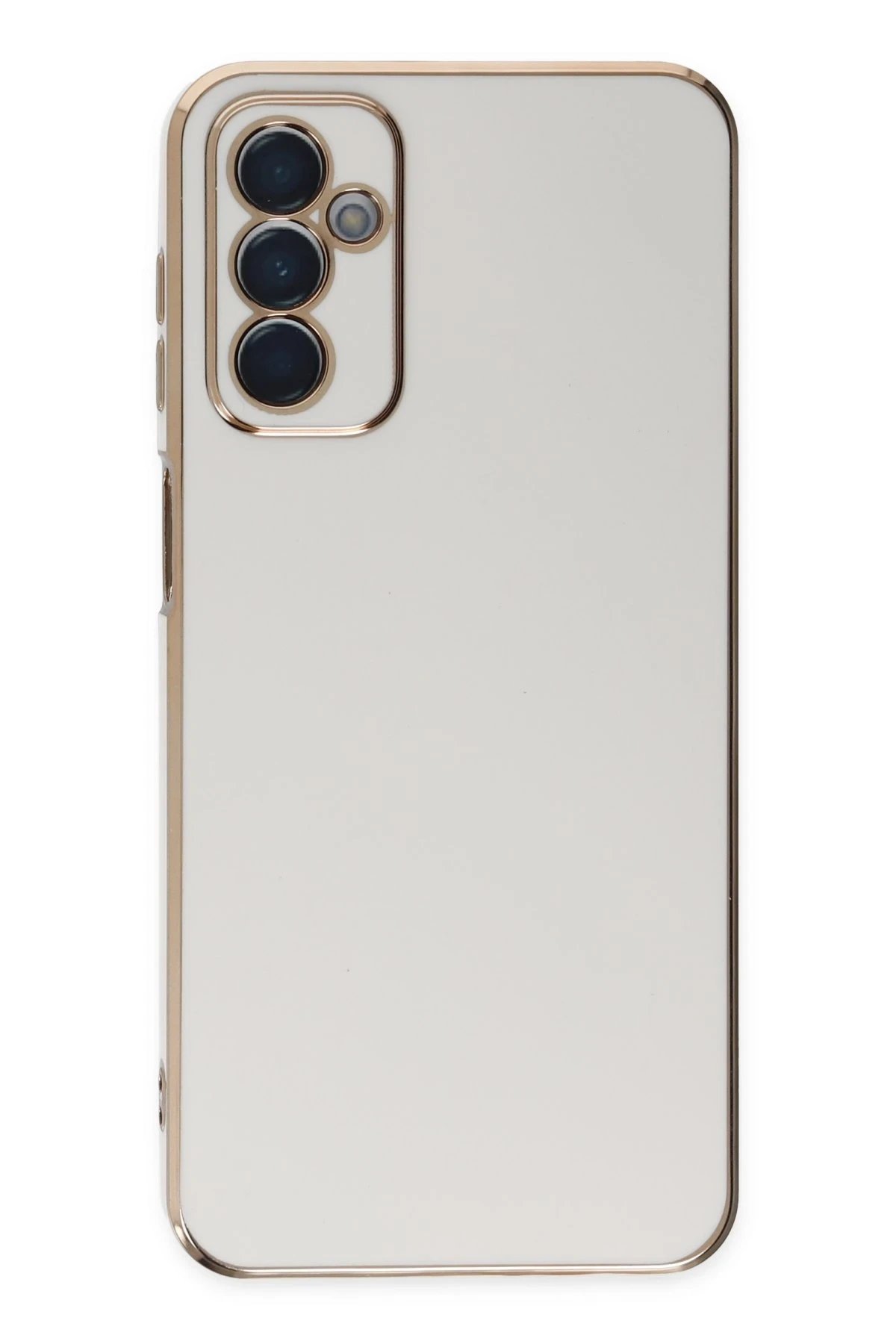 Samsung Galaxy M23 Kılıf Volet Silikon - Beyaz-(5796)