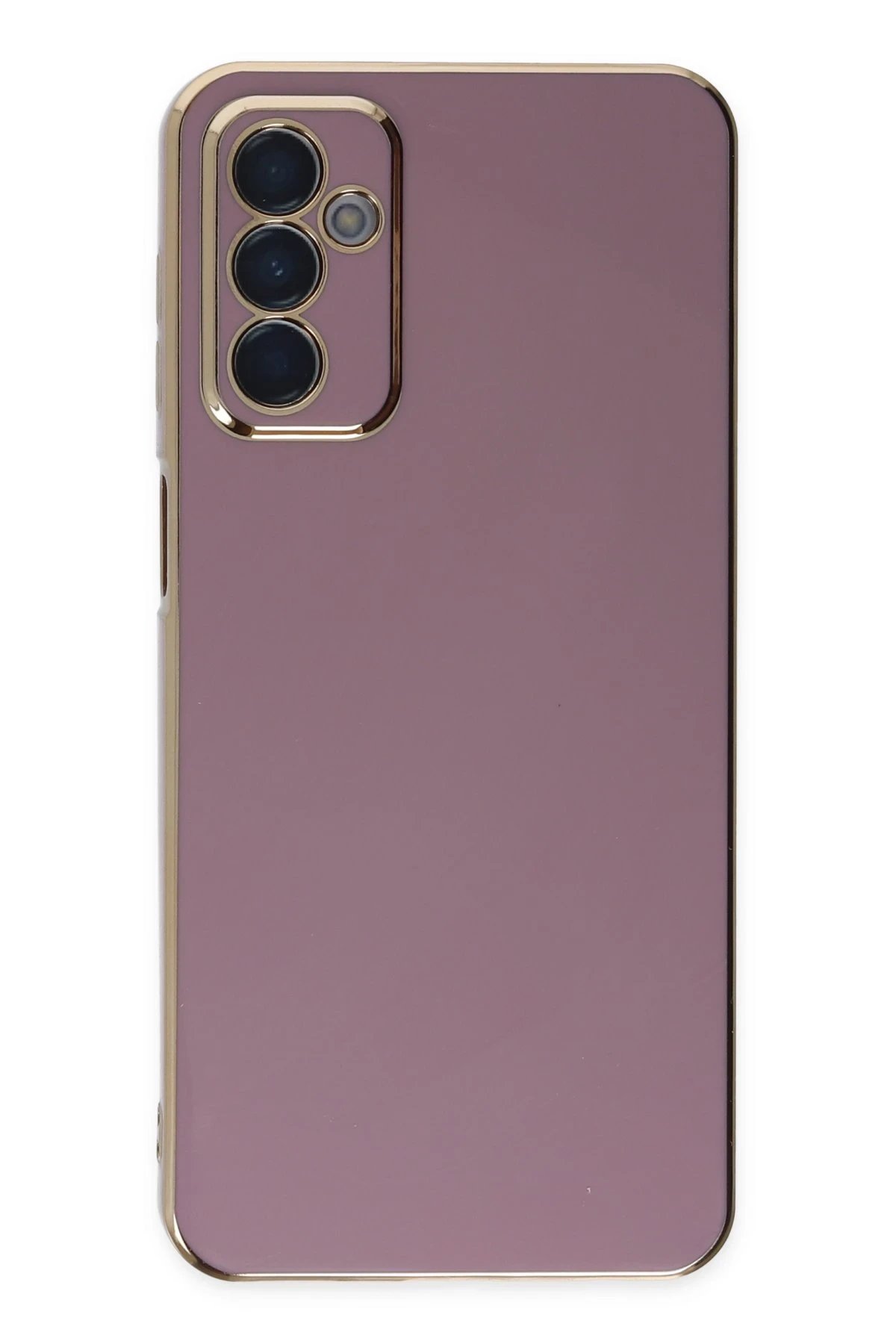 Samsung Galaxy M23 Kılıf Volet Silikon - Mor-(5796)