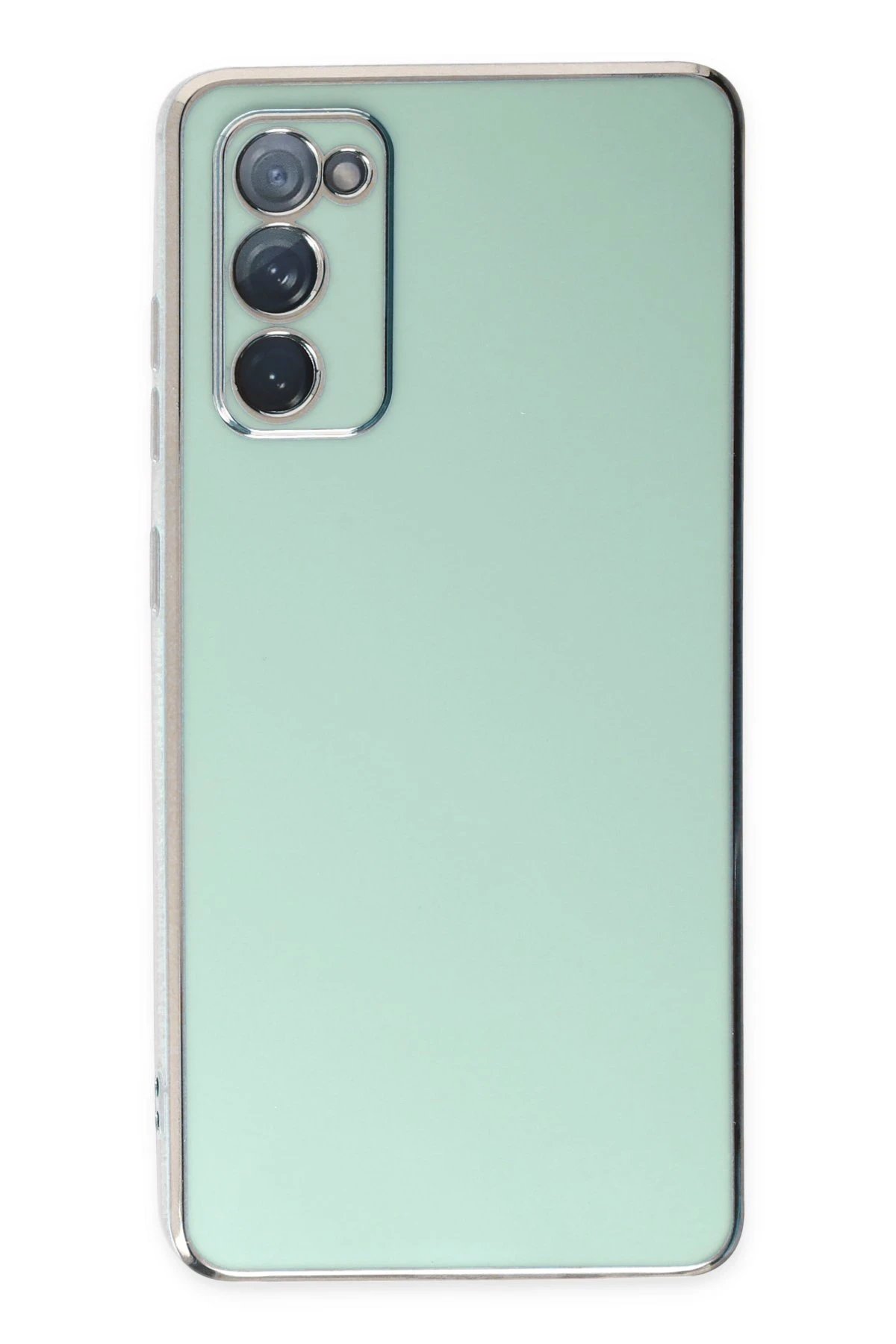 Samsung Galaxy S20 FE Kılıf Volet Silikon - Açık Yeşil-(5796)
