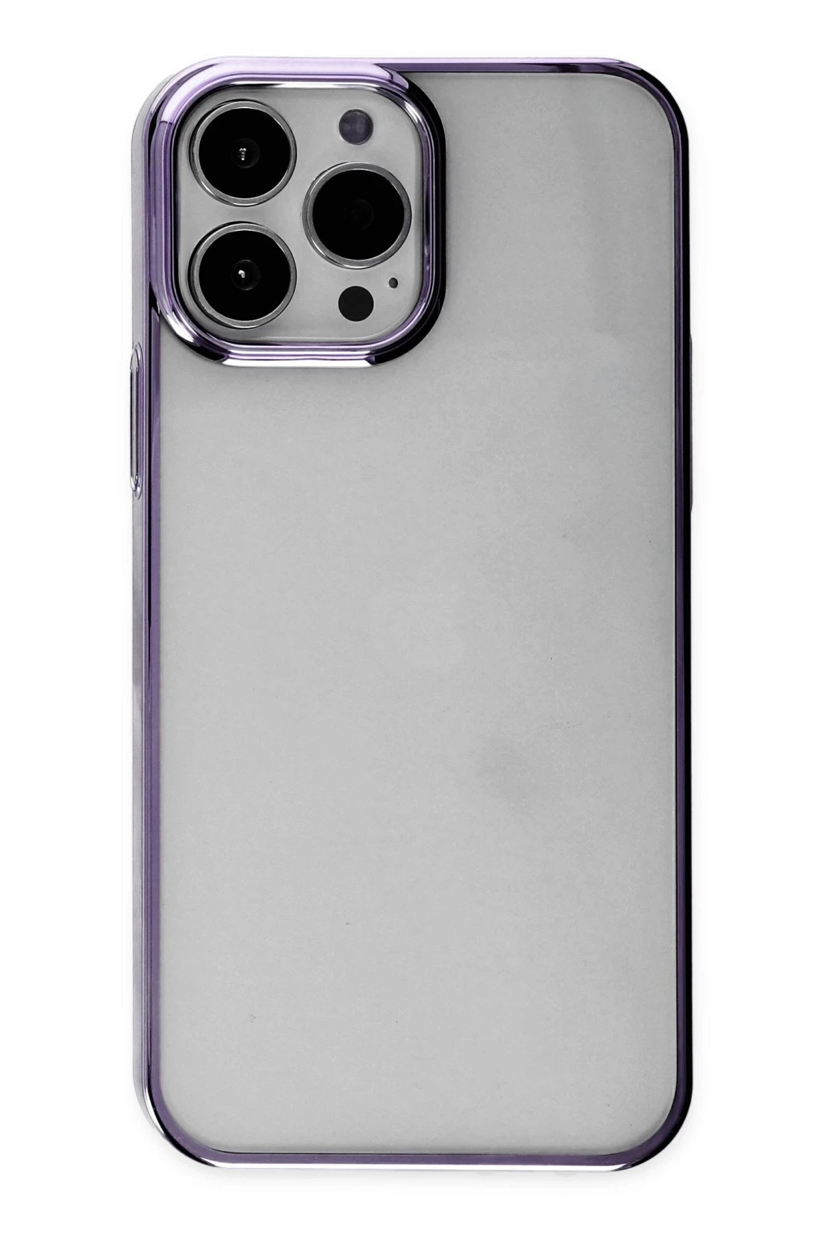 iPhone 14 Pro Kılıf Element Silikon - Mor-(5796)