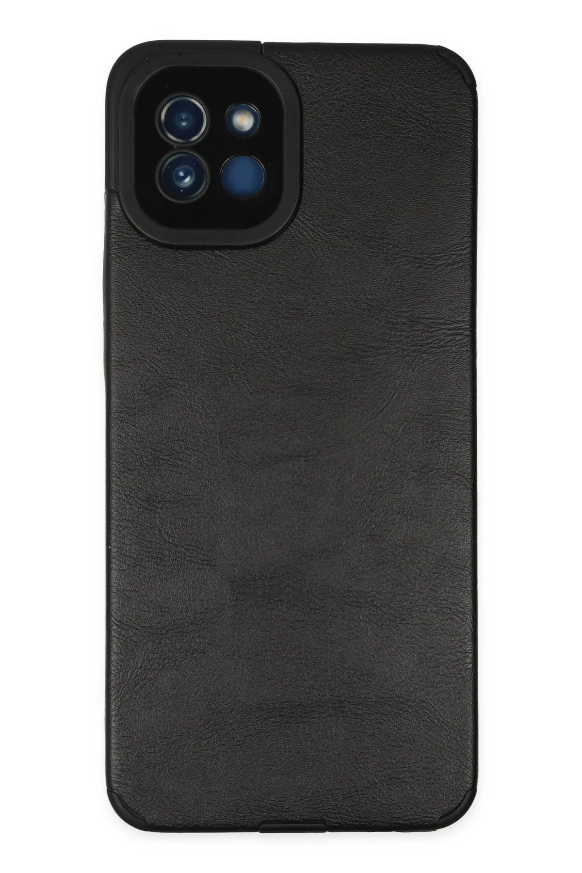 Samsung Galaxy A03 Kılıf Loop Deri Silikon - Siyah-(5796)