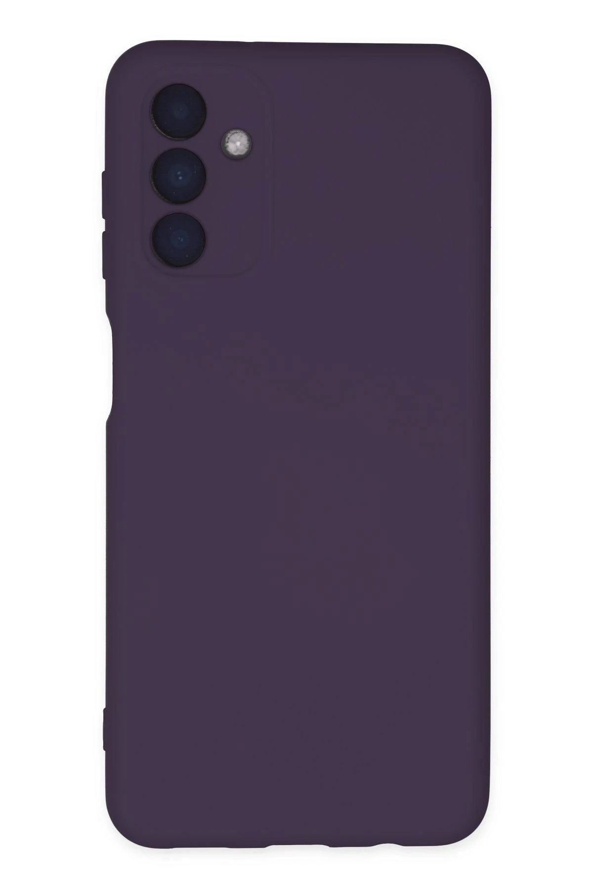 Samsung Galaxy A04S Kılıf Nano içi Kadife Silikon - Mor-(5796)