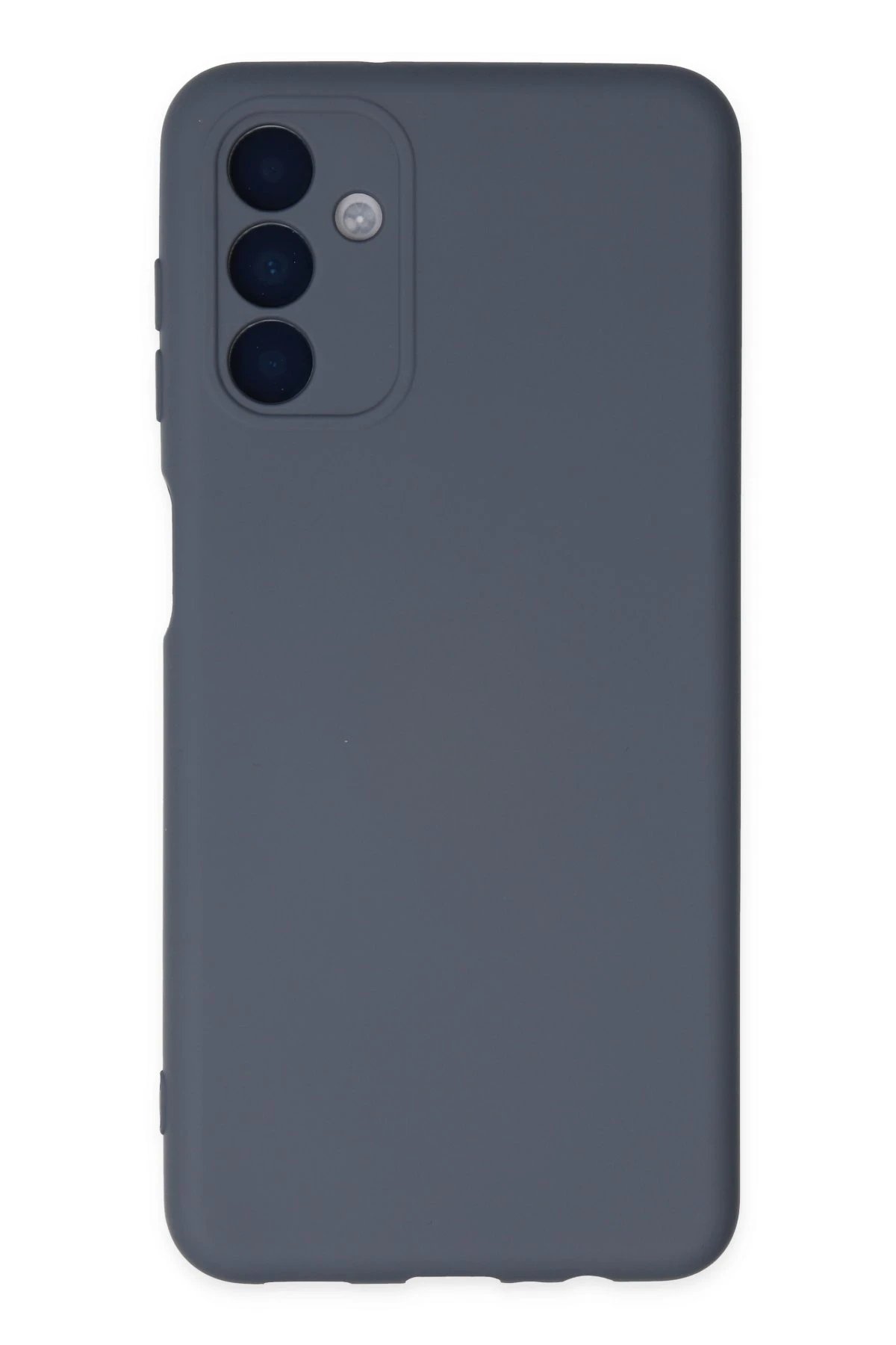 Samsung Galaxy A04S Kılıf Nano içi Kadife Silikon - Gri-(5796)