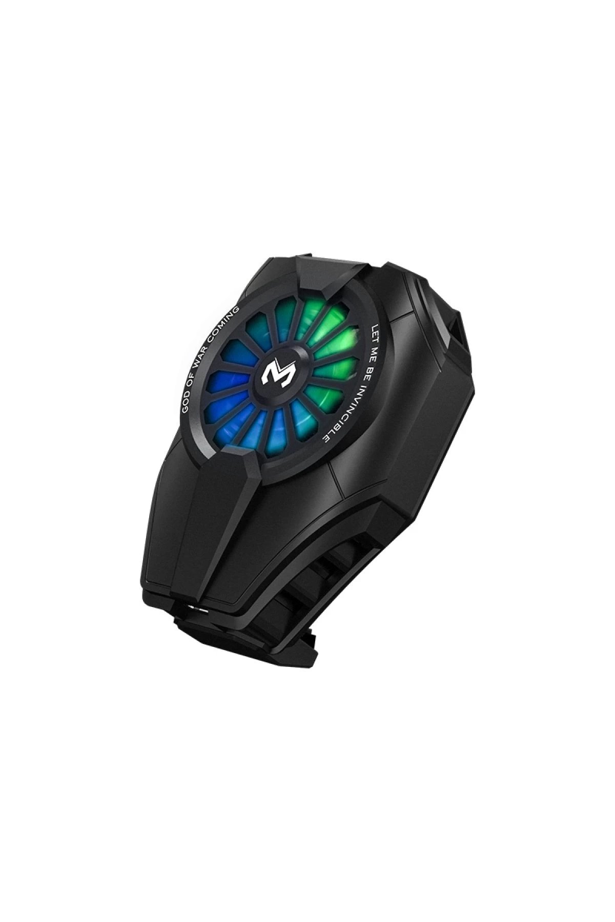 DL06 RGB Radyatör Telefon Soğutucu Fan - Siyah-(5796)