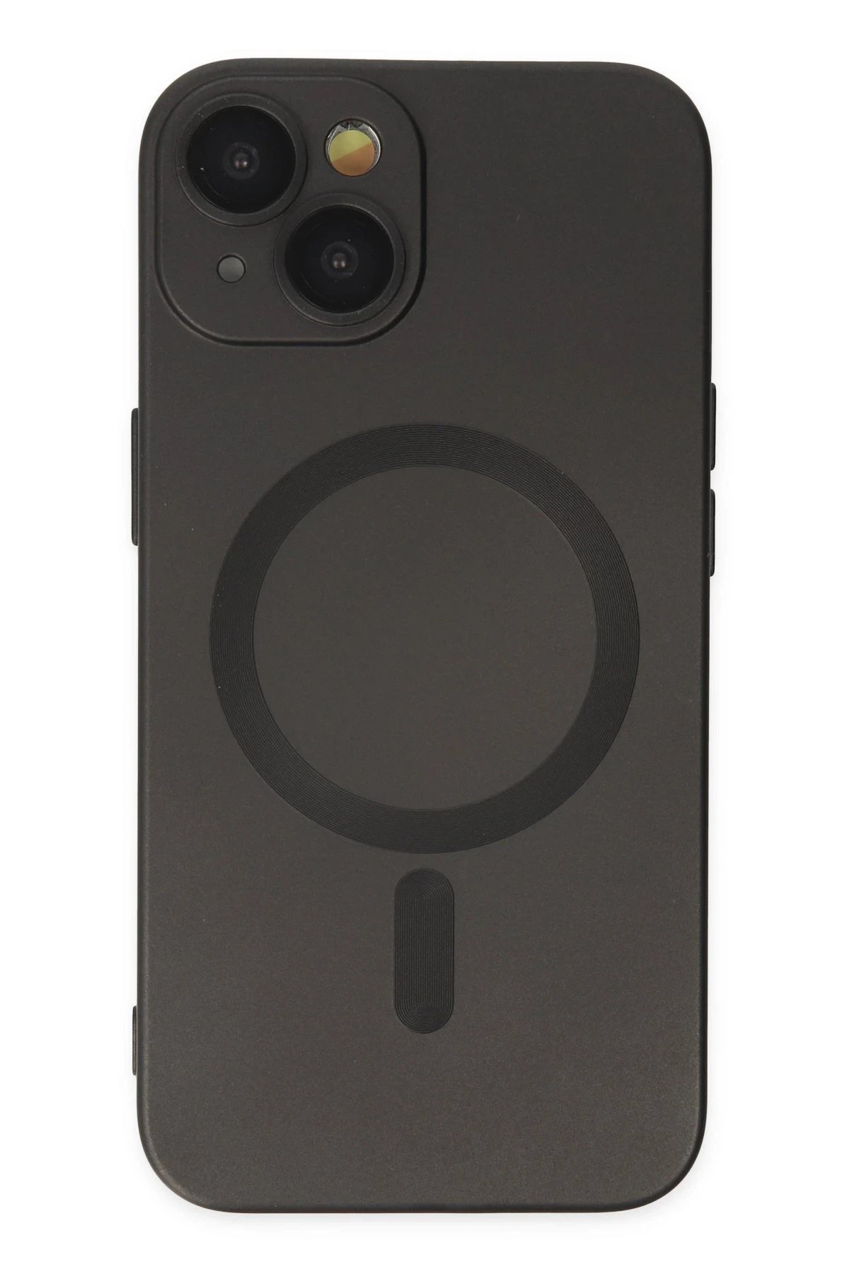 iPhone 14 Plus Kılıf Moshi Lens Magneticsafe Silikon - Siyah-(5796)
