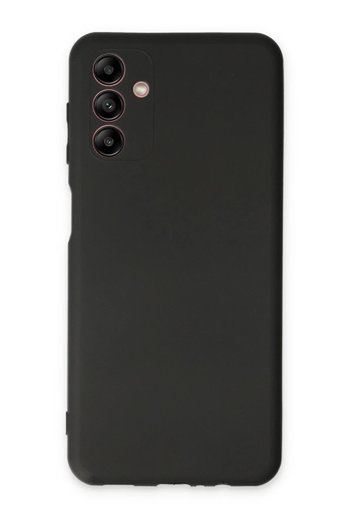 Samsung Galaxy A04S Kılıf First Silikon - Siyah-(5796)