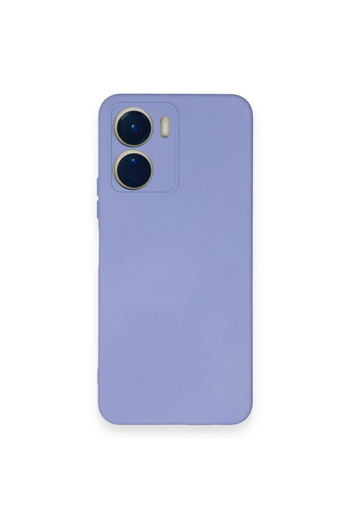 Vivo Y16 Kılıf Nano içi Kadife Silikon - Lila-(5796)