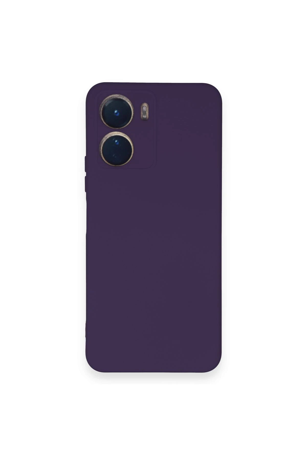 Vivo Y16 Kılıf Nano içi Kadife Silikon - Mor-(5796)
