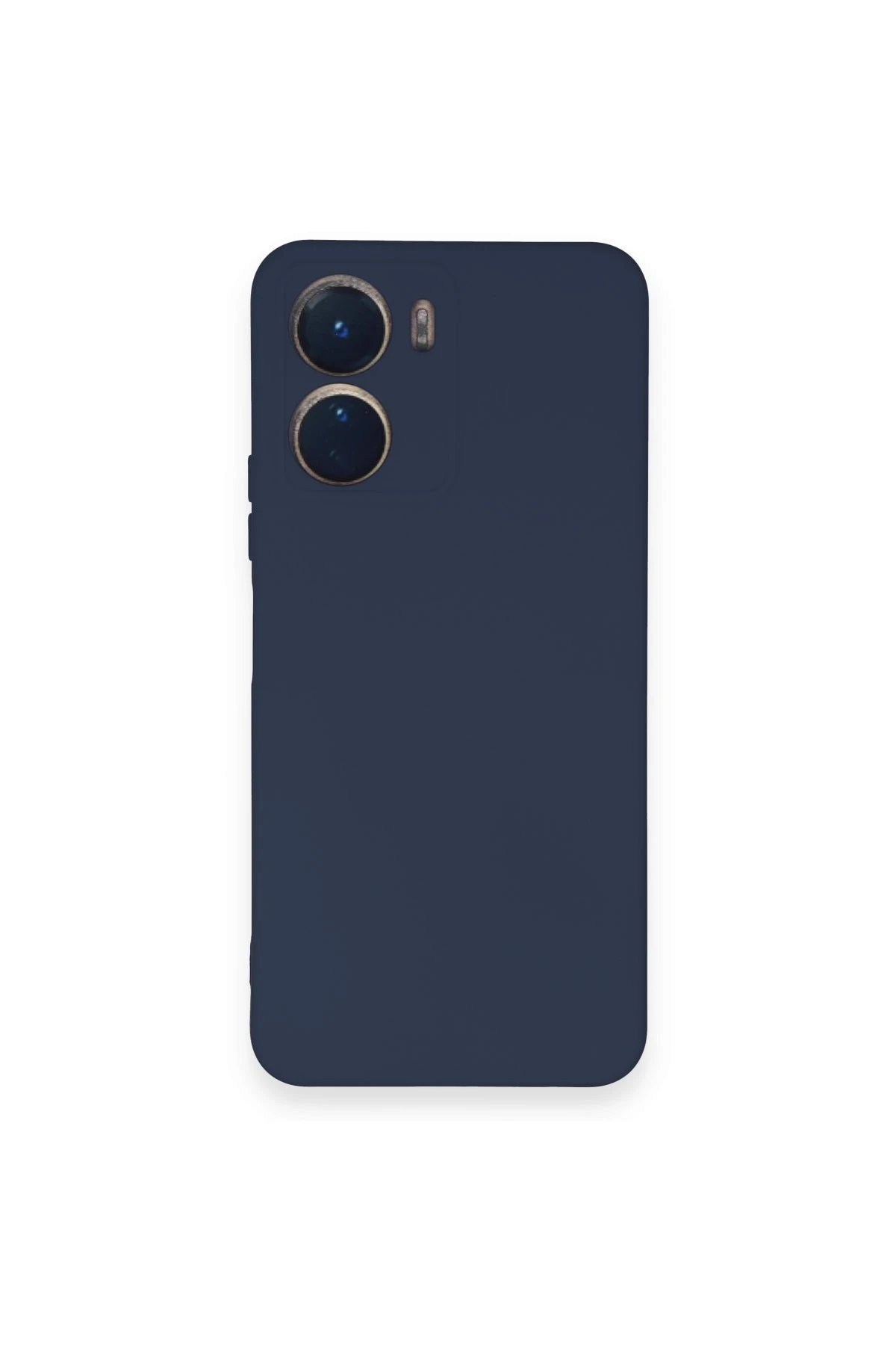 Vivo Y16 Kılıf Nano içi Kadife Silikon - Lacivert-(5796)