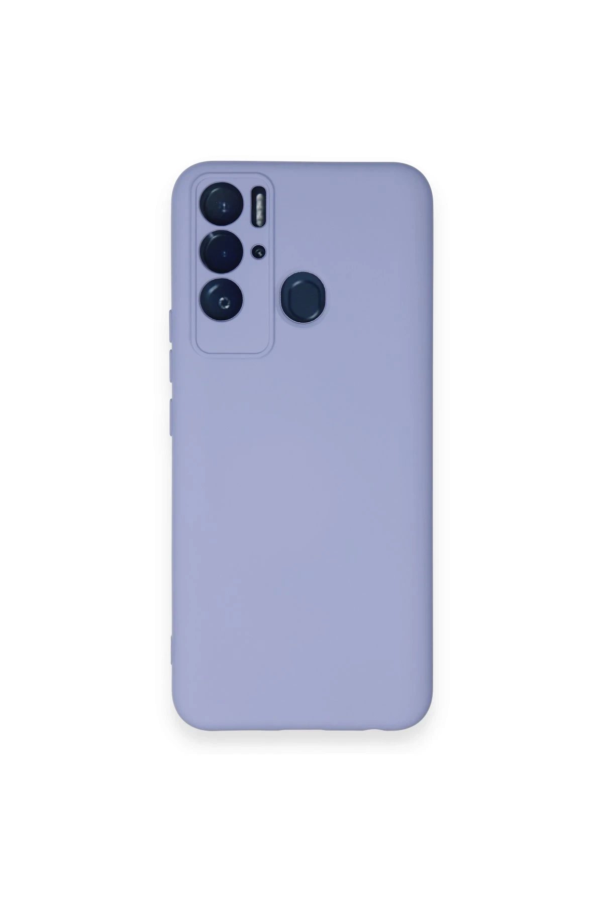 Tecno Pova Neo Kılıf Nano içi Kadife Silikon - Lila-(5796)