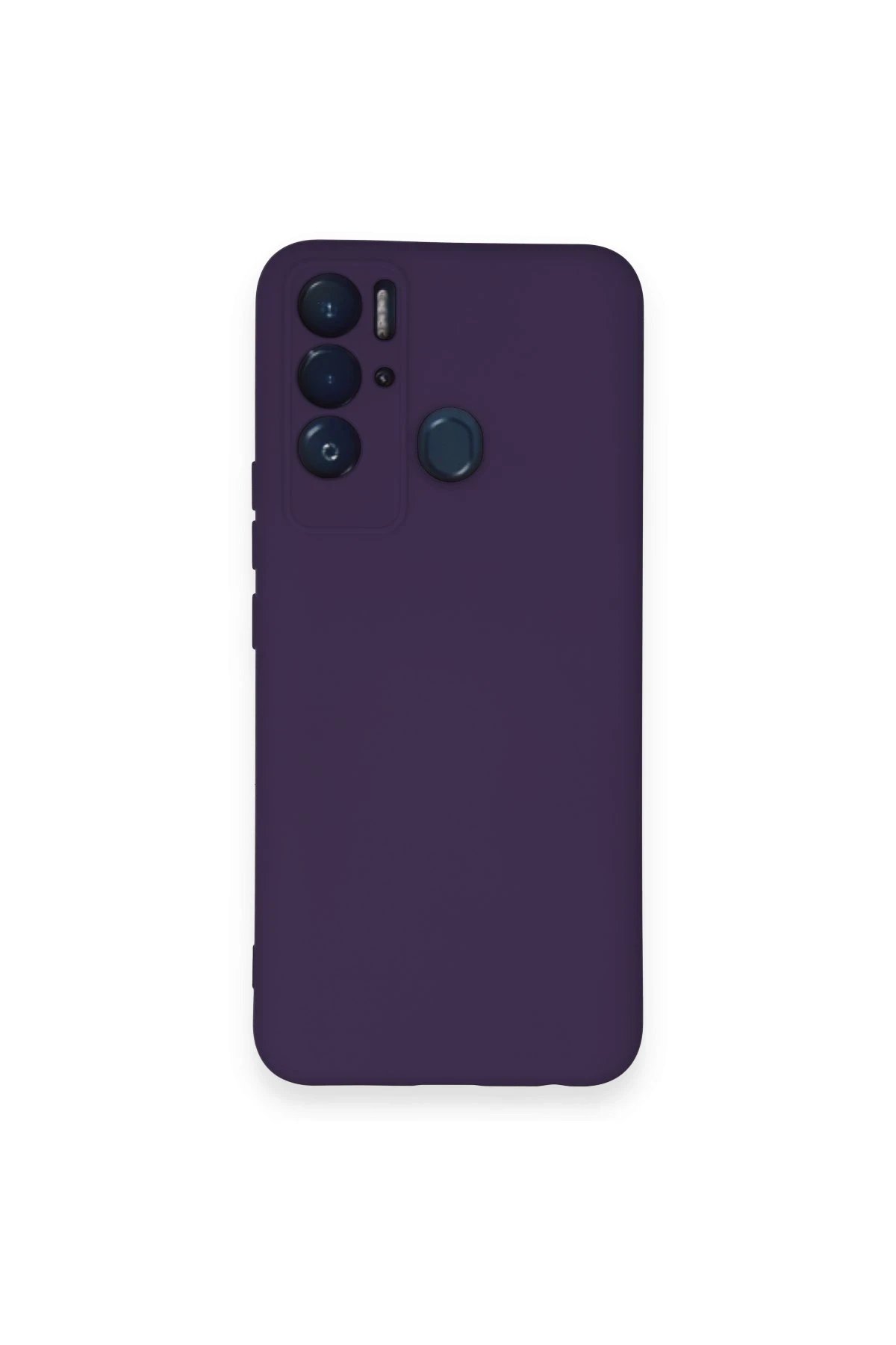 Tecno Pova Neo Kılıf Nano içi Kadife Silikon - Mor-(5796)