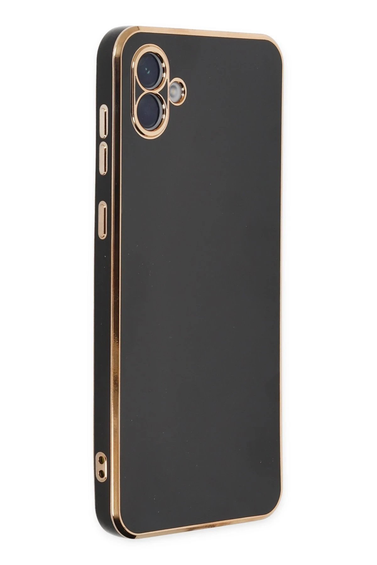 Samsung Galaxy A04 Kılıf Volet Silikon - Siyah-(5796)