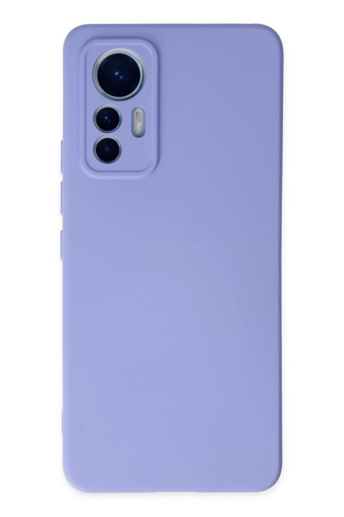 Xiaomi Mi 12 Lite Kılıf Nano içi Kadife Silikon - Lila-(5796)