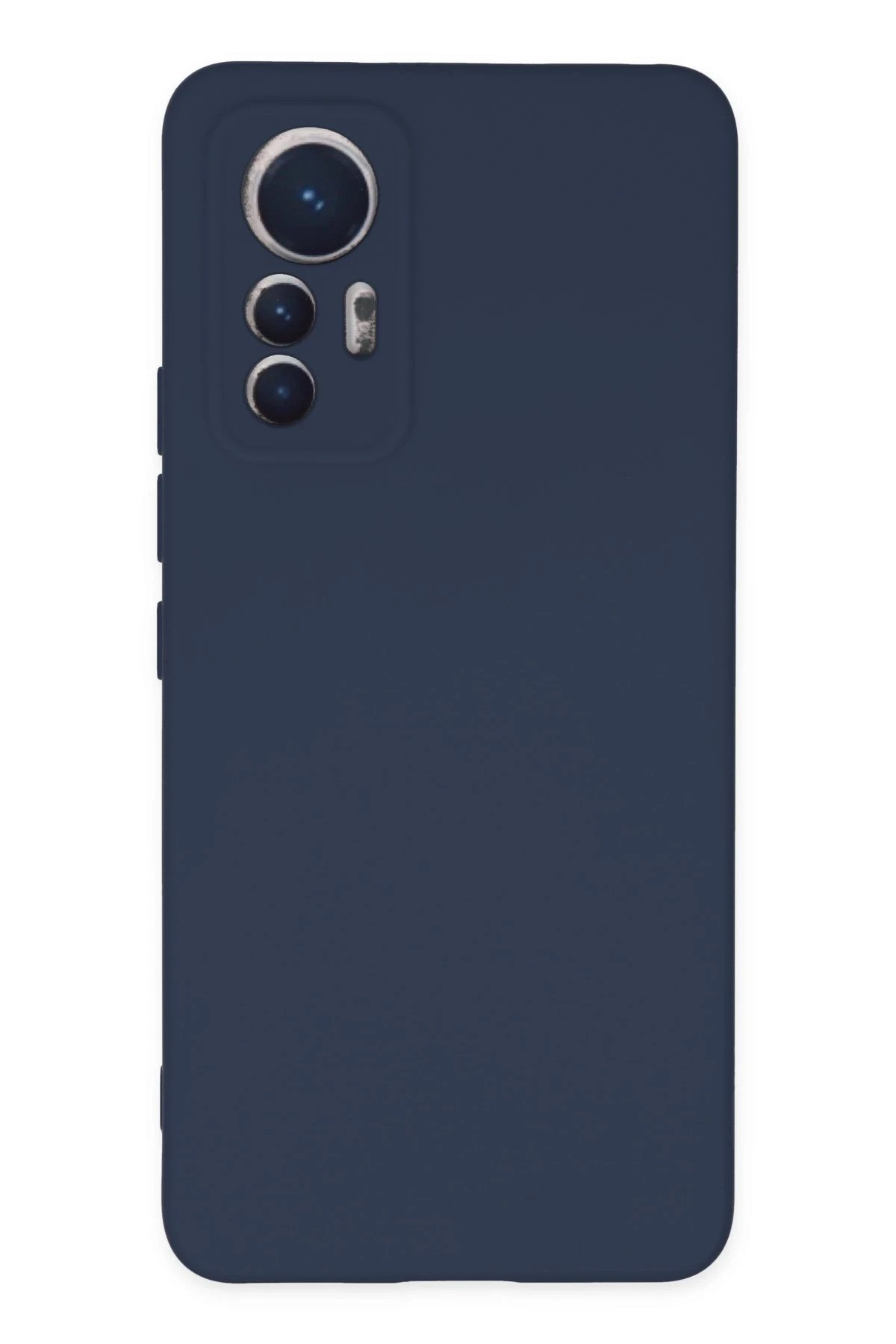 Xiaomi Mi 12 Lite Kılıf Nano içi Kadife Silikon - Lacivert-(5796)