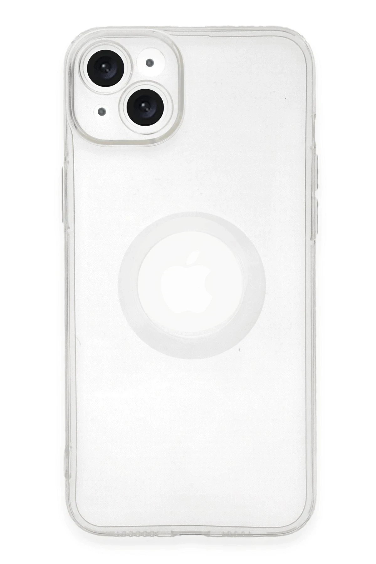 iPhone 14 Plus Kılıf Santa Lens Silikon - Şeffaf-(5796)