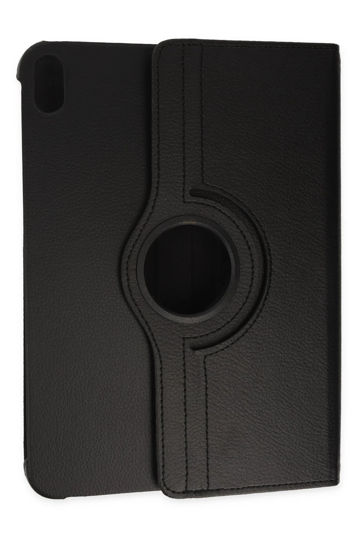 iPad 2022 10.9 (10.nesil) Kılıf 360 Tablet Deri Kılıf - Siyah-(5796)