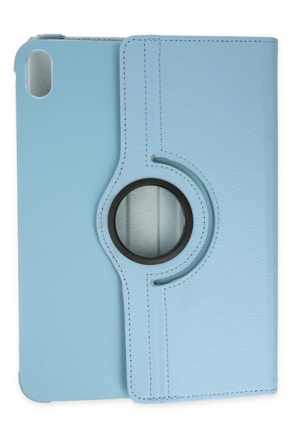 iPad 2022 10.9 (10.nesil) Kılıf 360 Tablet Deri Kılıf - Turkuaz-(5796)