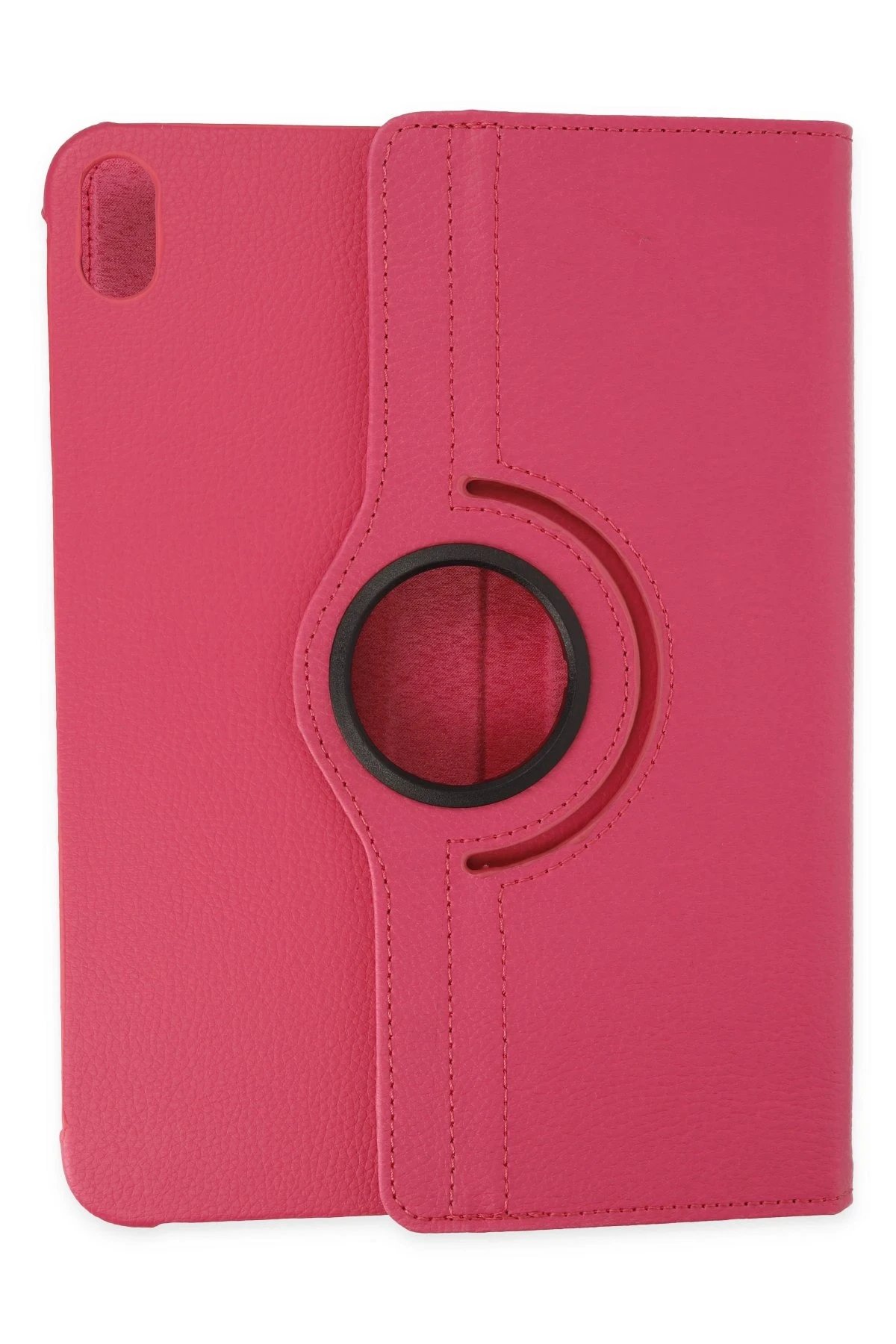 iPad 2022 10.9 (10.nesil) Kılıf 360 Tablet Deri Kılıf - Pembe-(5796)