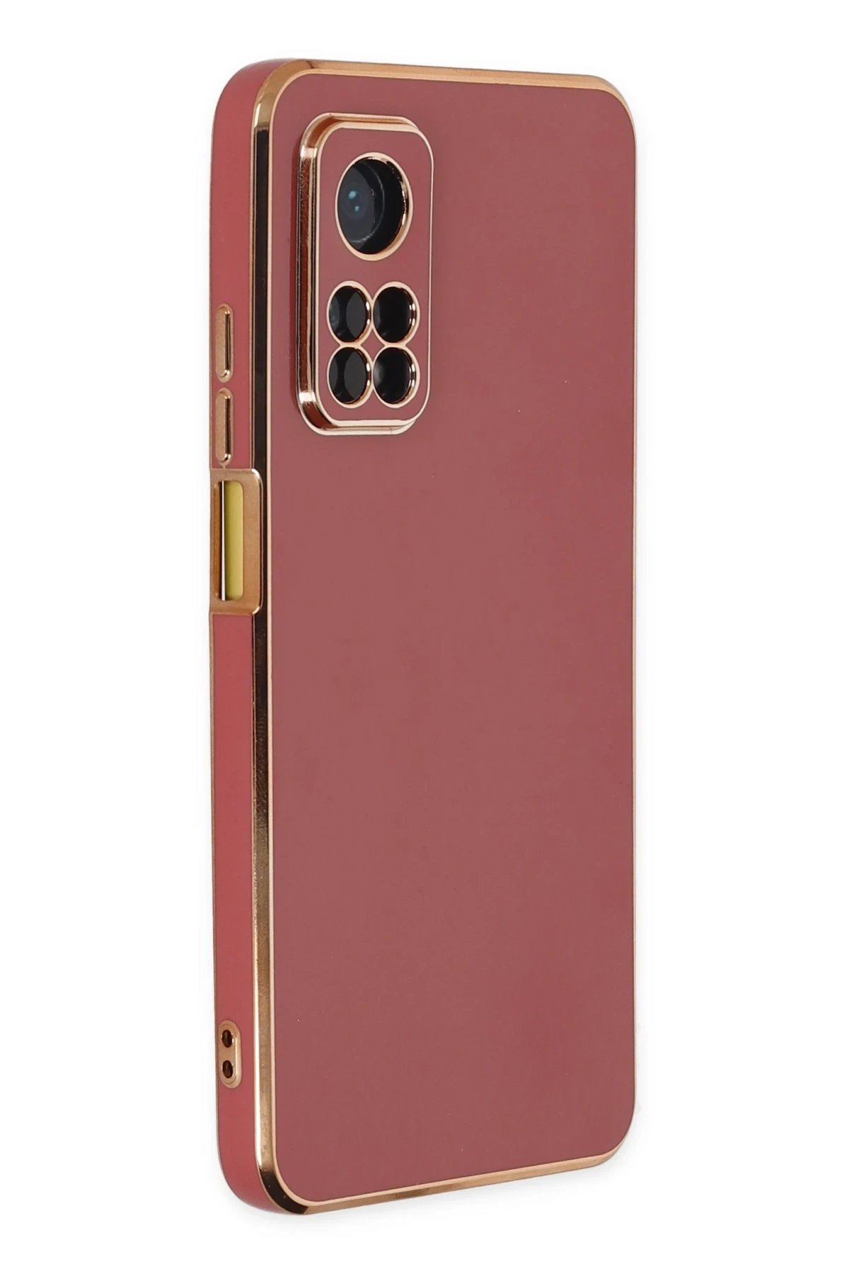 Xiaomi Mi 10T Kılıf Volet Silikon - Kırmızı-(5796)