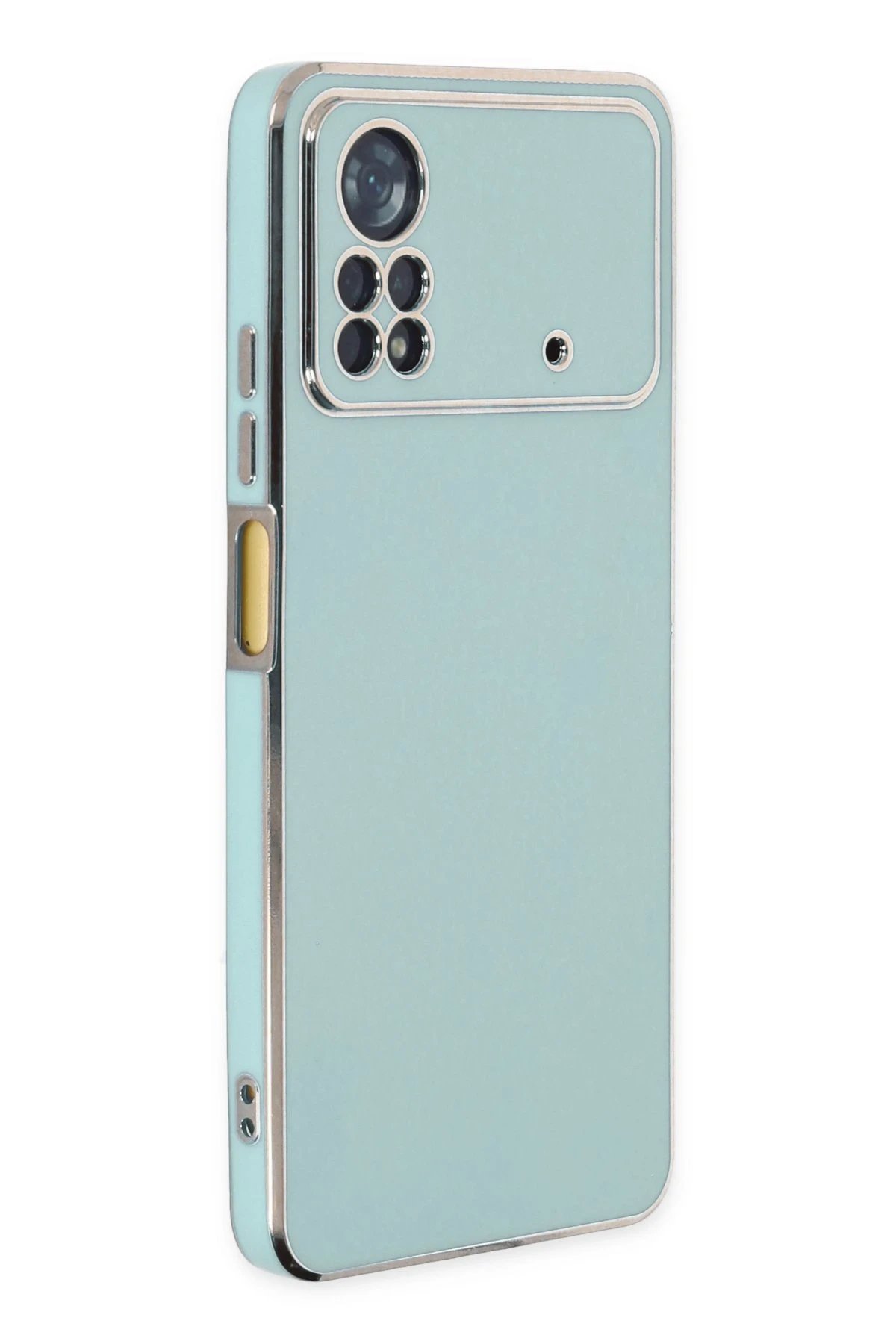 Xiaomi Poco X4 Pro 5G Kılıf Volet Silikon - Açık Yeşil-(5796)