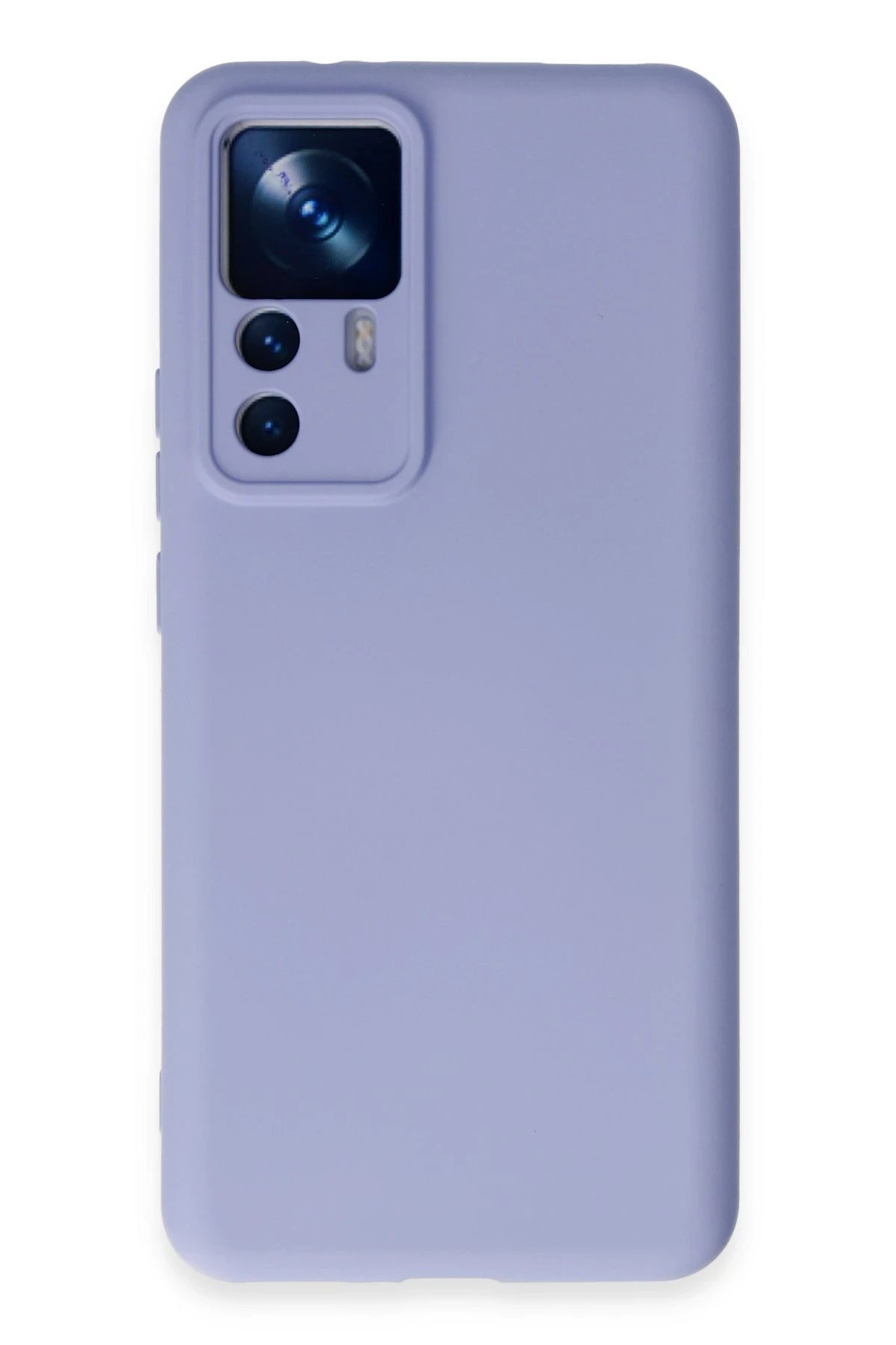 Xiaomi Mi 12T Pro Kılıf Nano içi Kadife Silikon - Lila-(5796)