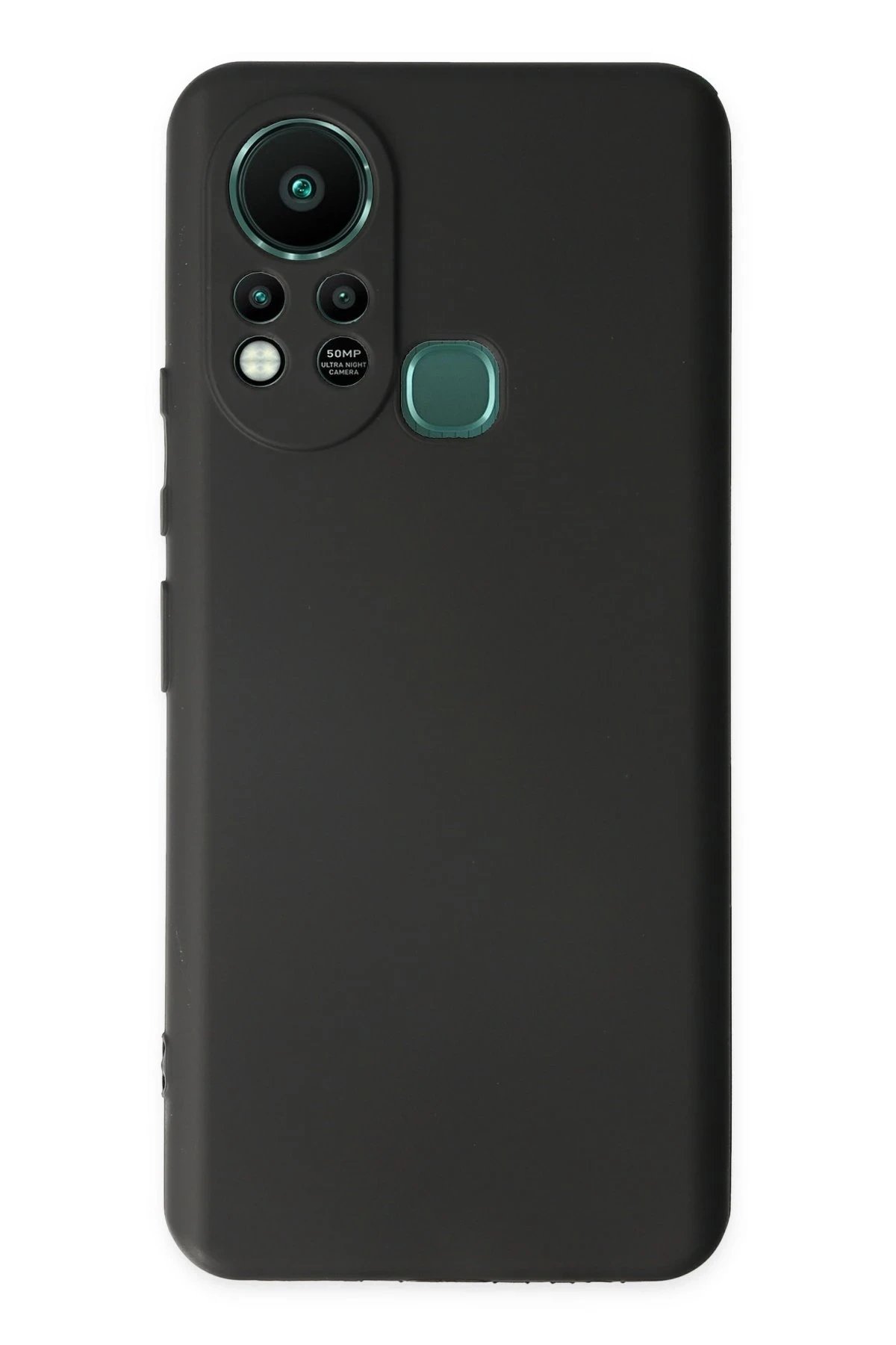 İnfinix Hot 11s Kılıf First Silikon - Siyah-(5796)