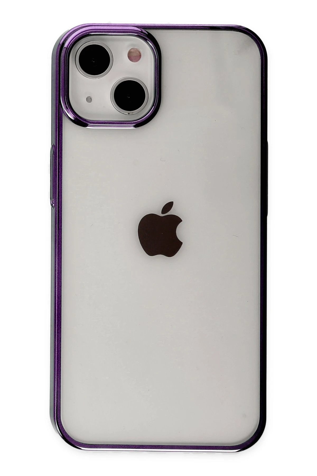 iPhone 14 Kılıf Element Silikon - Mor-(5796)