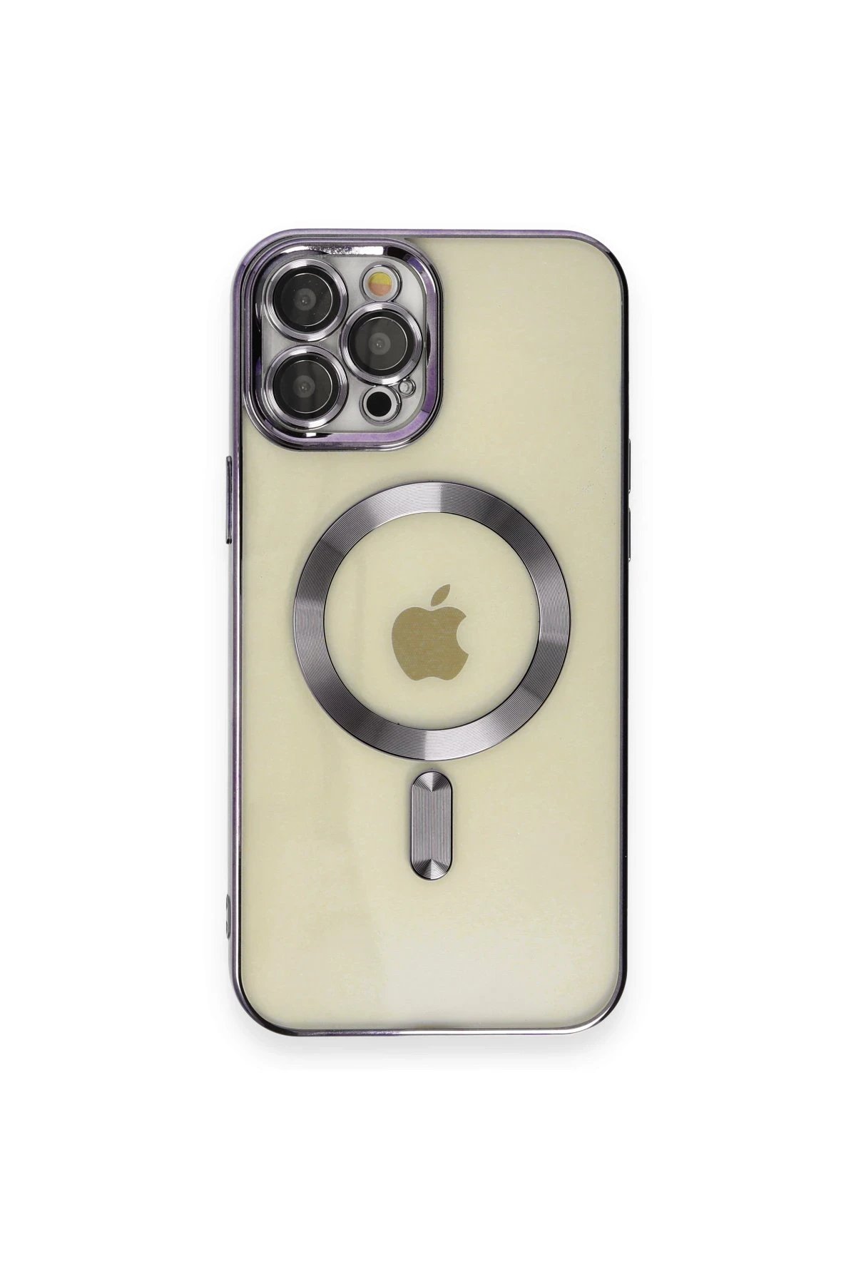 iPhone 12 Pro Max Kılıf Kross Magneticsafe Kapak - Mor-(5796)