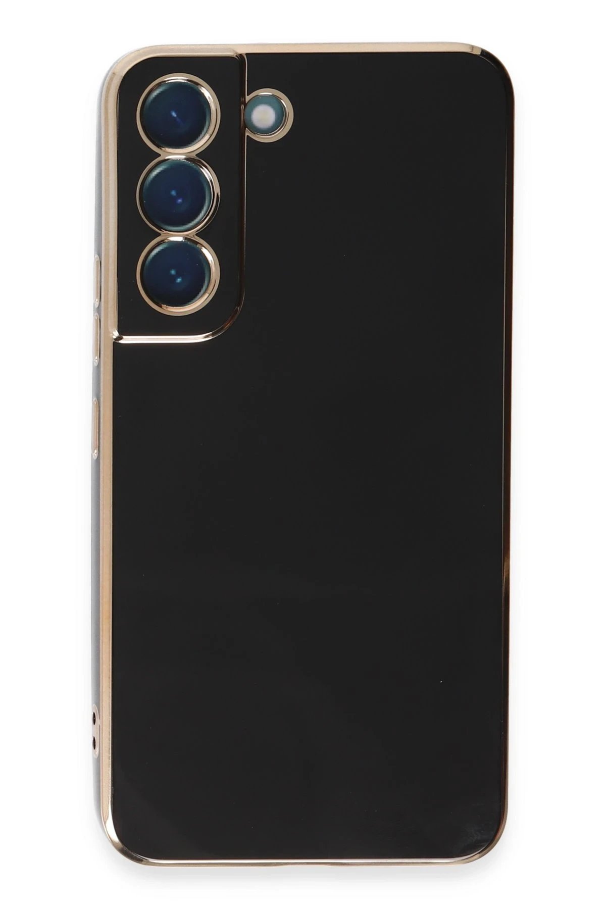 Samsung Galaxy S21 Kılıf Volet Silikon - Siyah-(5796)