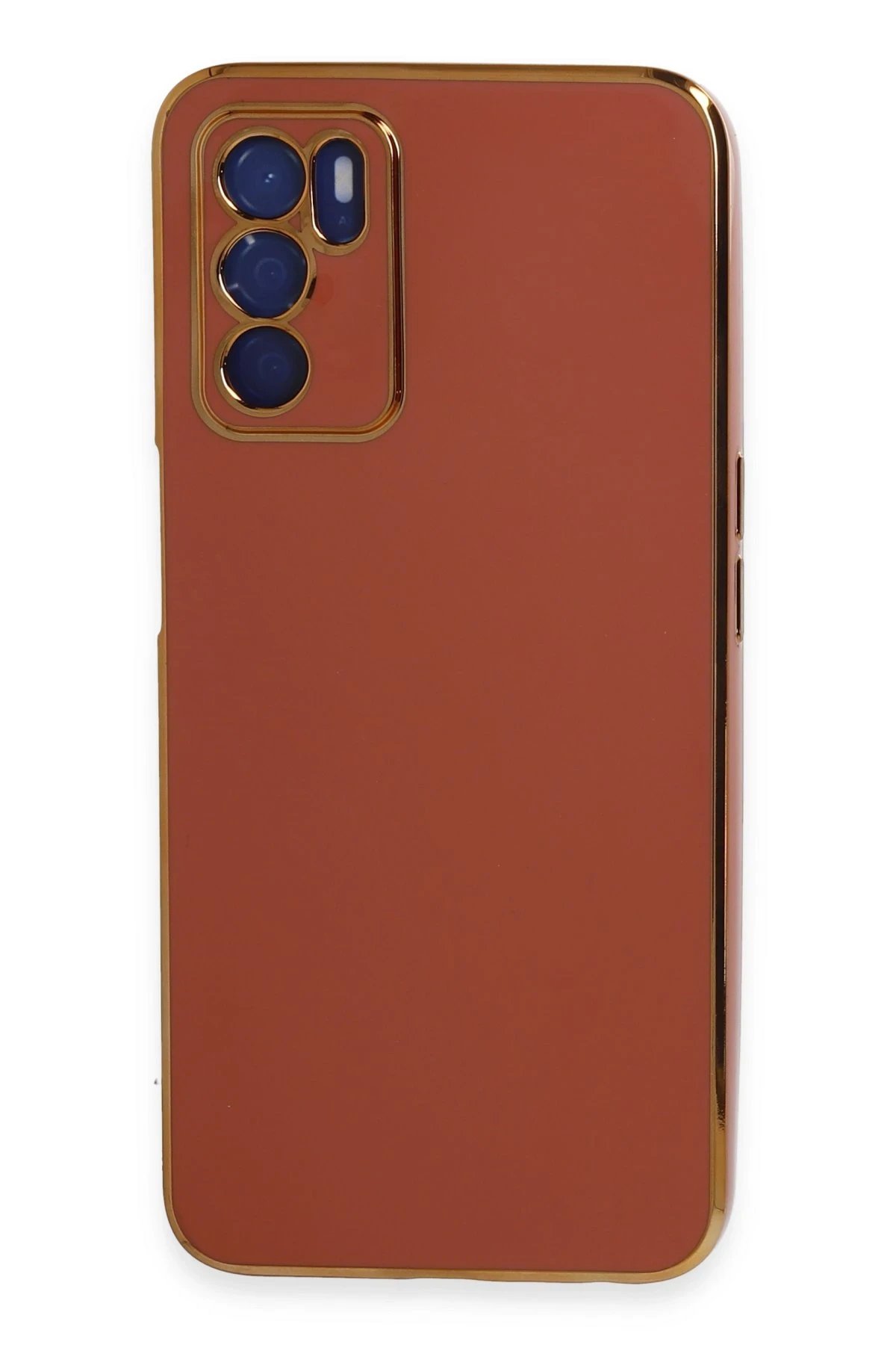 Oppo A16 Kılıf Volet Silikon - Kırmızı-(5796)
