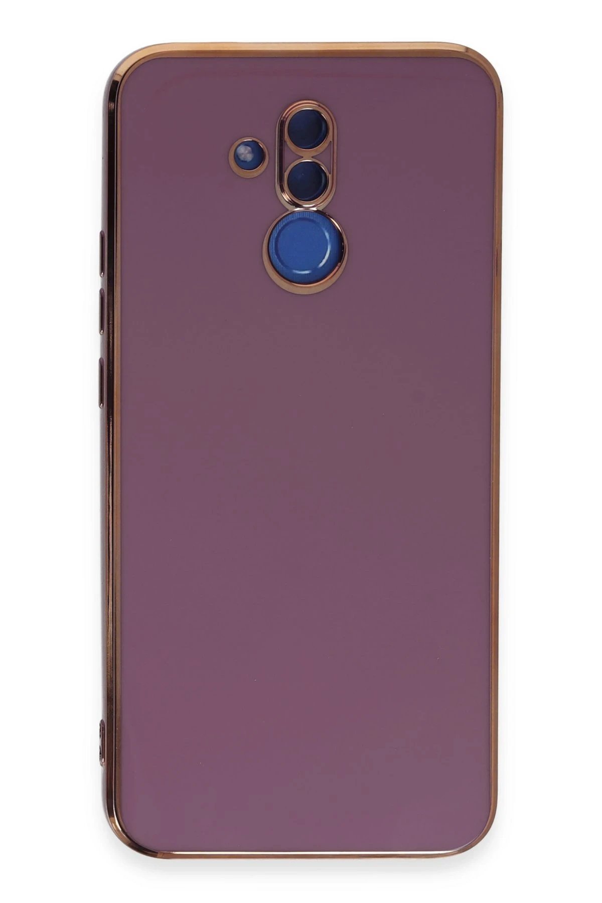 Huawei Mate 20 Lite Kılıf Volet Silikon - Mor-(5796)