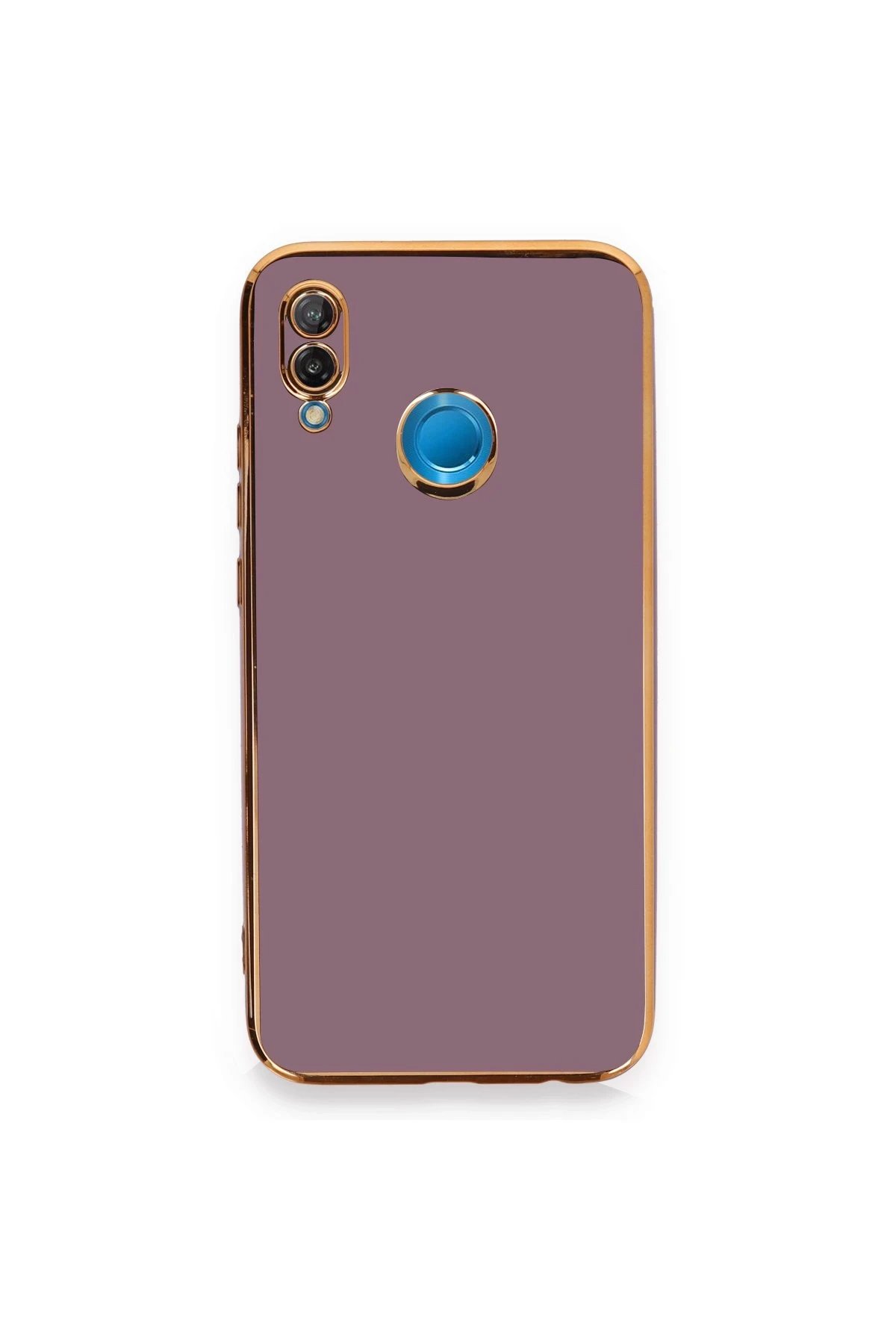 Huawei P20 Lite Kılıf Volet Silikon - Mor-(5796)