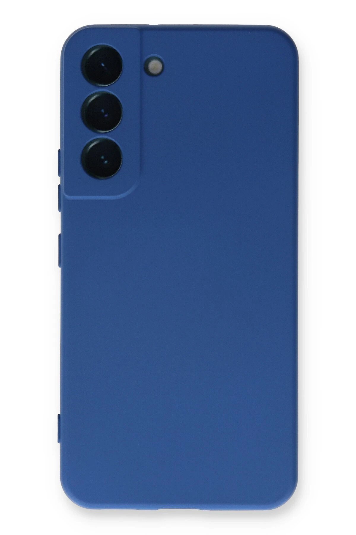 Samsung Galaxy S23 Kılıf Nano içi Kadife Silikon - Mavi-(5796)