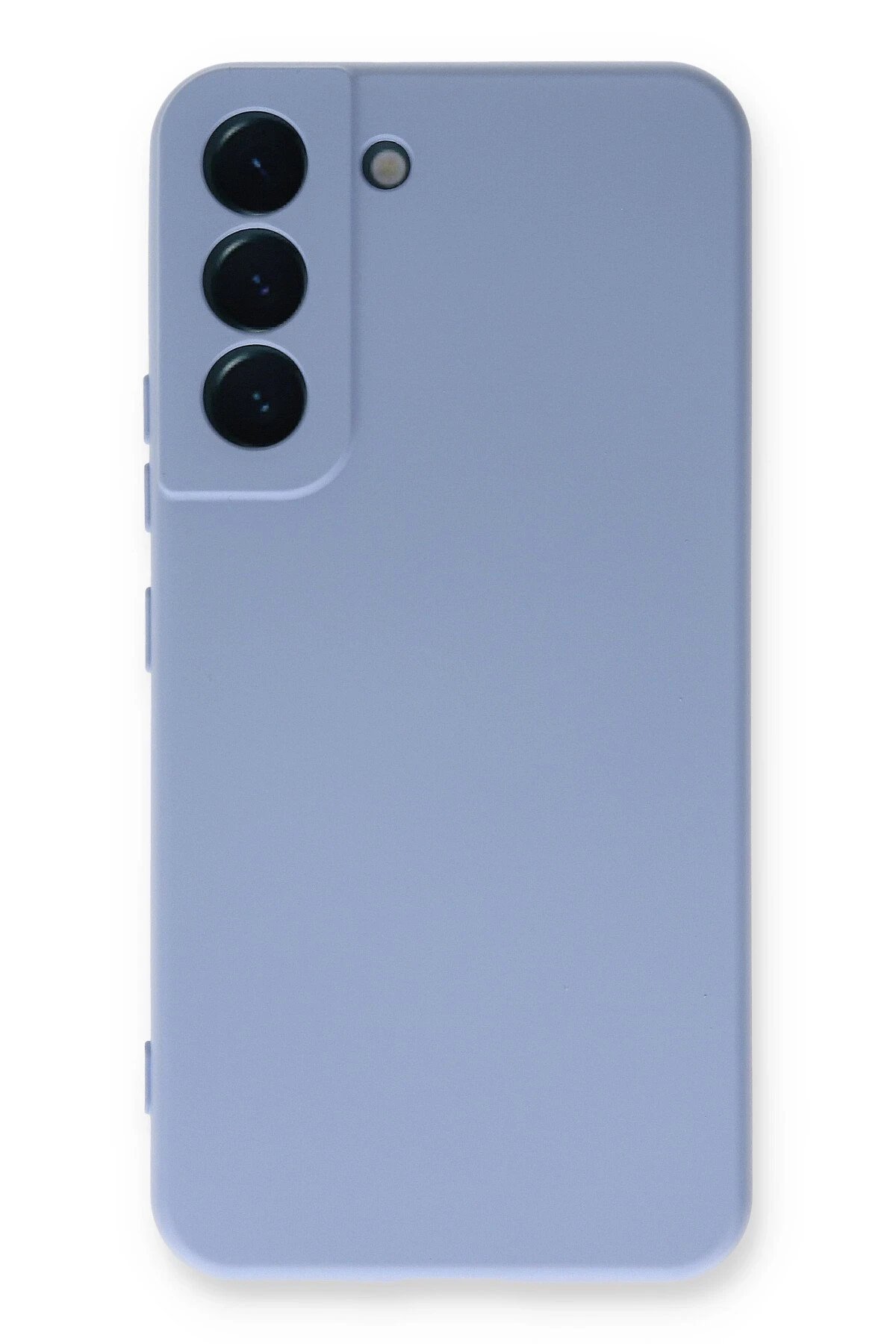 Samsung Galaxy S23 Kılıf Nano içi Kadife Silikon - Lila-(5796)
